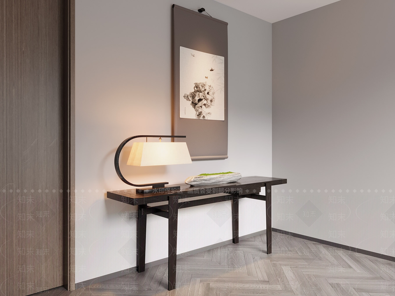 新中式条案3D模型下载【ID:1172419749】