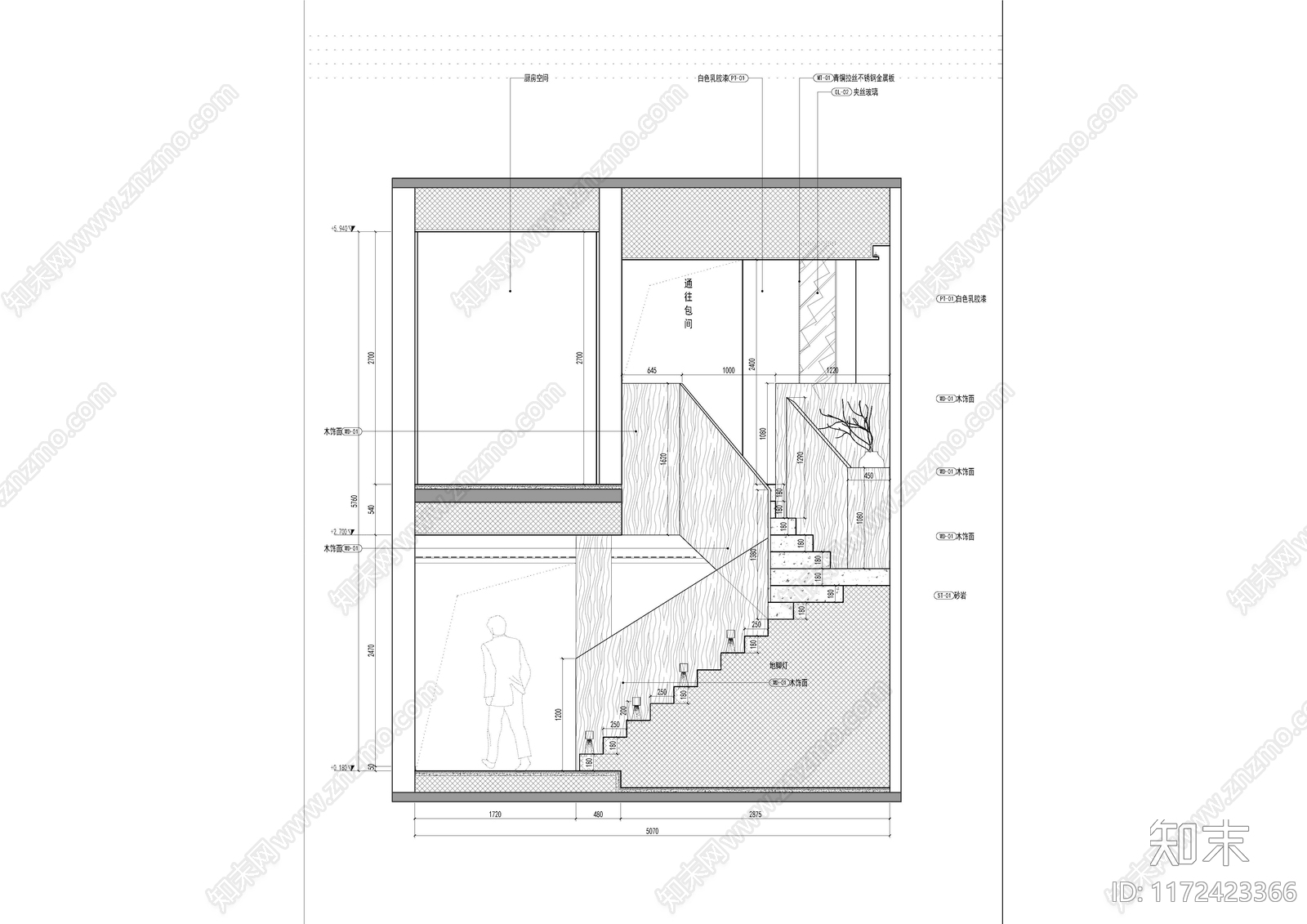 中式新中式其他工装空间施工图下载【ID:1172423366】