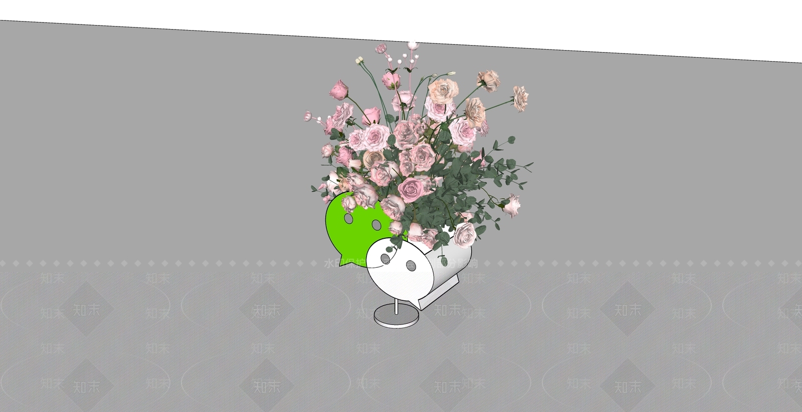 现代宴会厅SU模型下载【ID:1172429693】