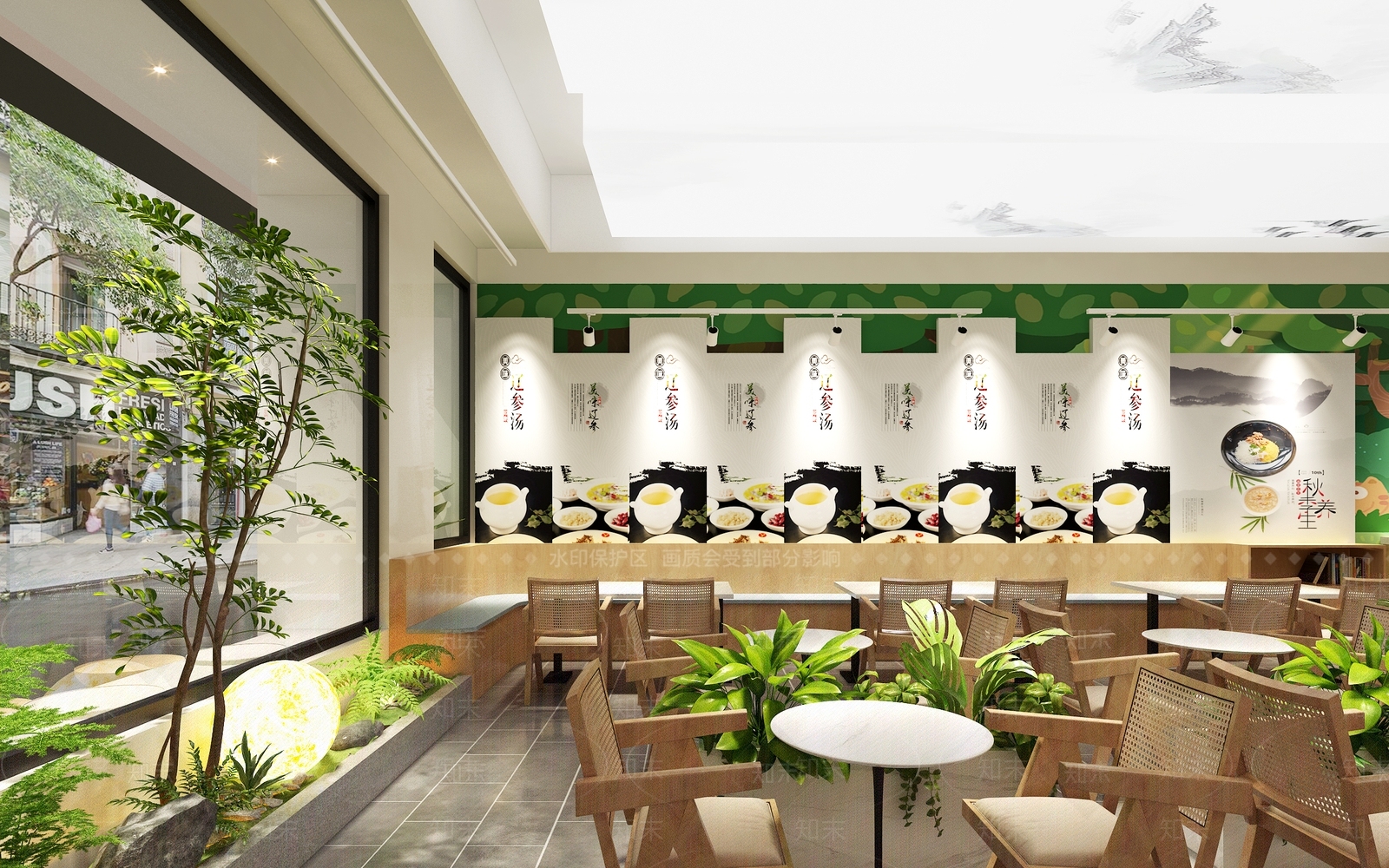 现代奶茶店3D模型下载【ID:1172429843】