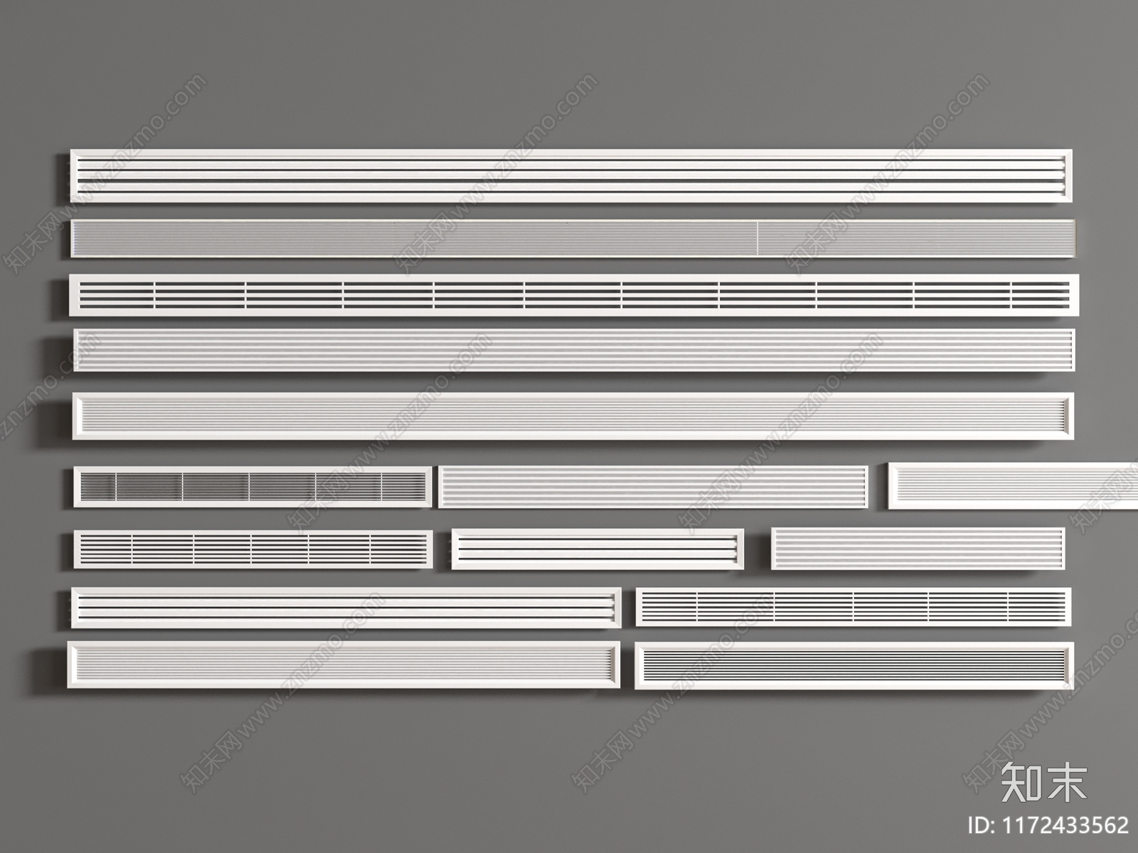 空调出风口3D模型下载【ID:1172433562】