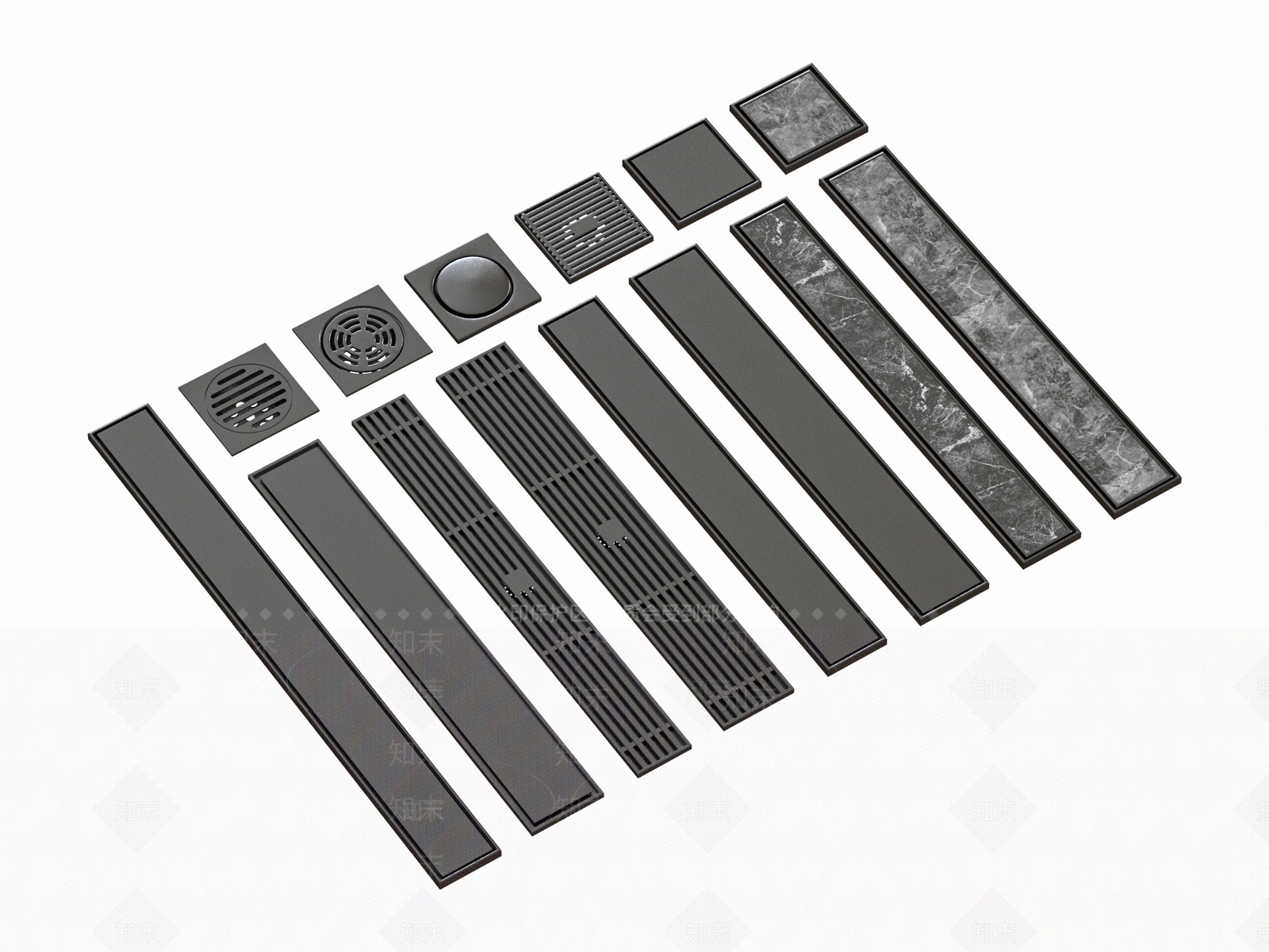 地漏3D模型下载【ID:1172438577】