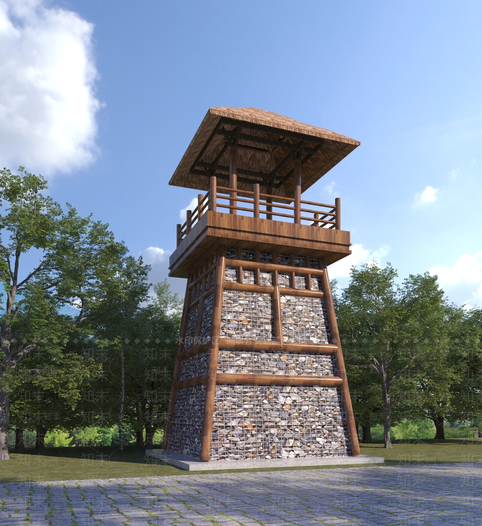 中式其他公共建筑3D模型下载【ID:1172445730】