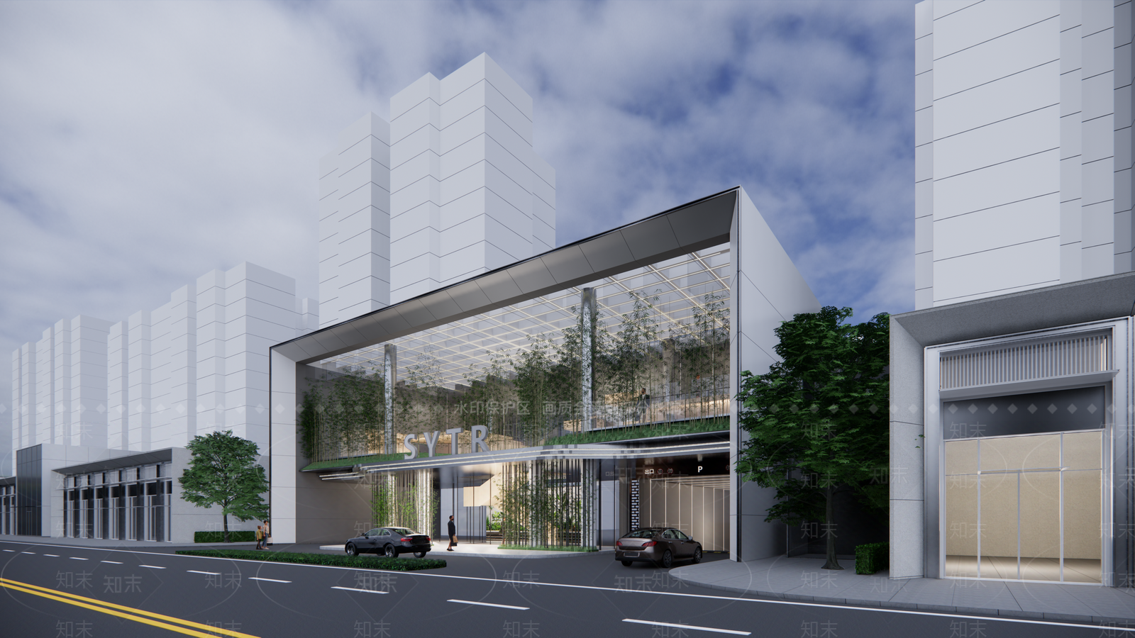 现代其他商业建筑SU模型下载【ID:1172448223】