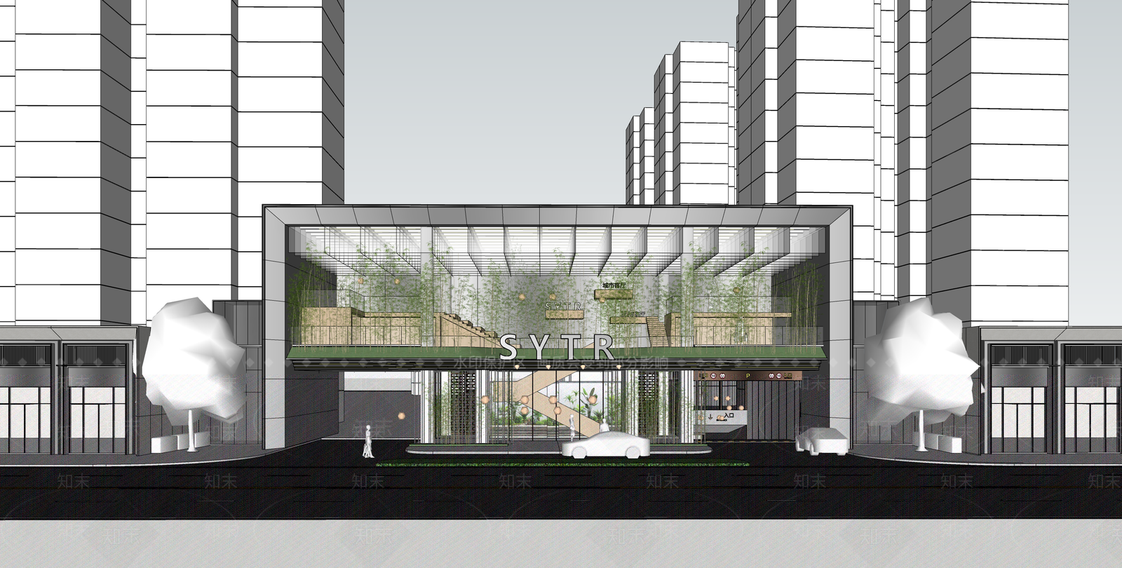 现代其他商业建筑SU模型下载【ID:1172448223】