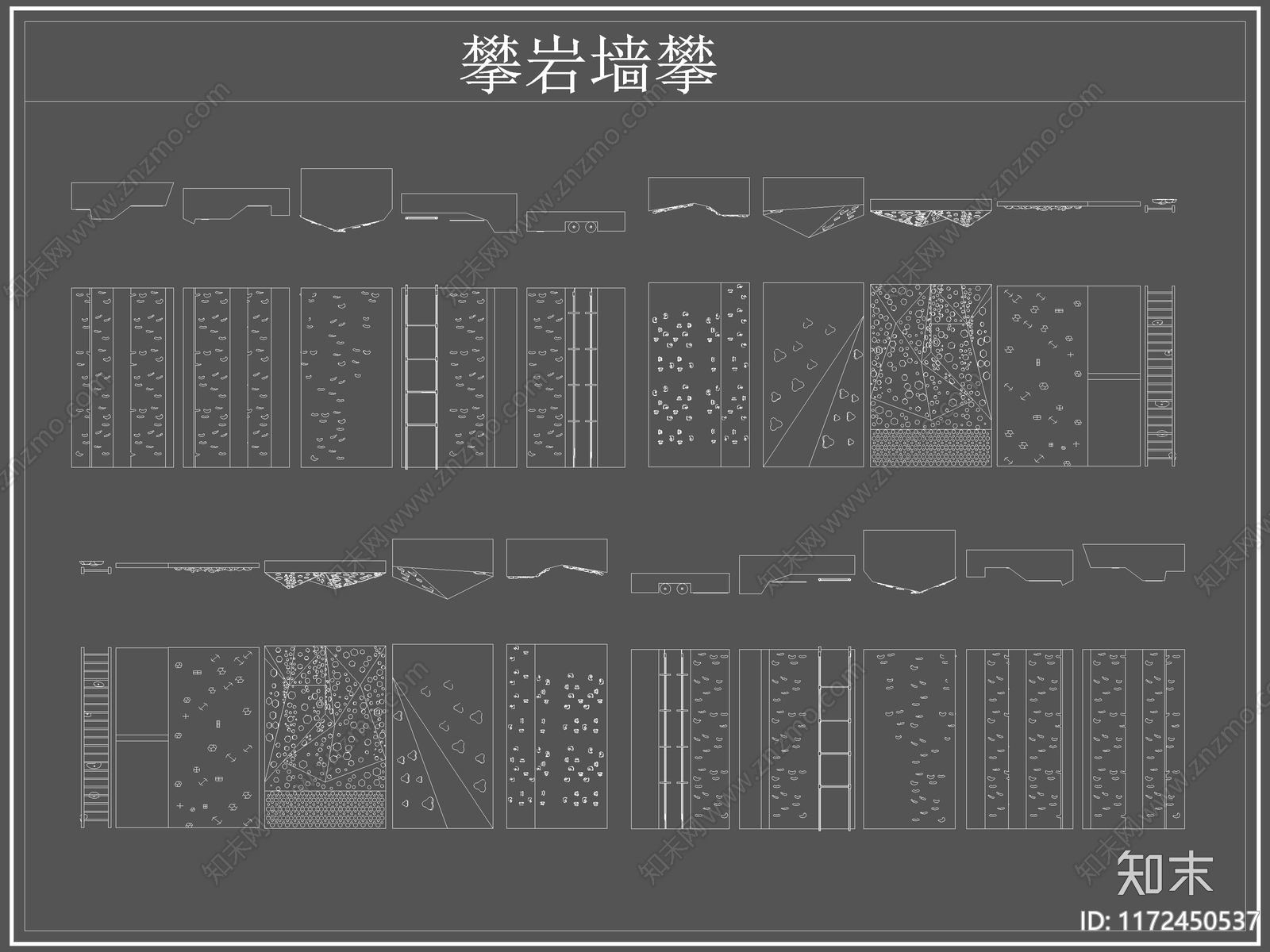 现代儿童器材施工图下载【ID:1172450537】