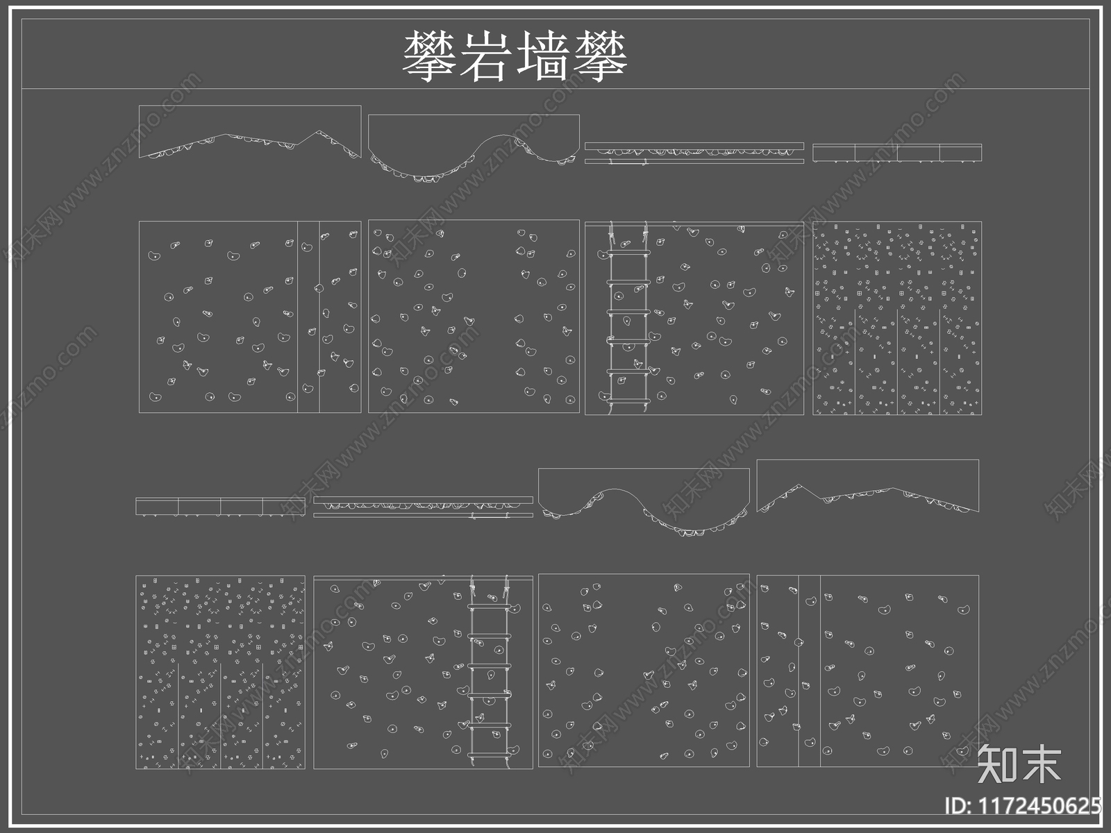 现代儿童器材施工图下载【ID:1172450625】