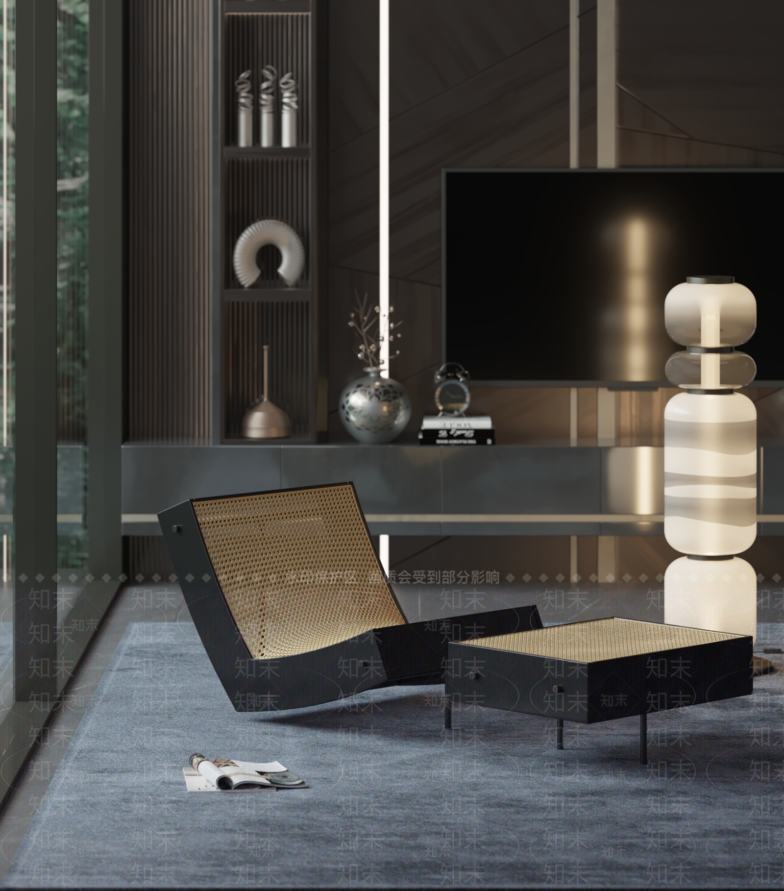 现代躺椅3D模型下载【ID:1172450830】