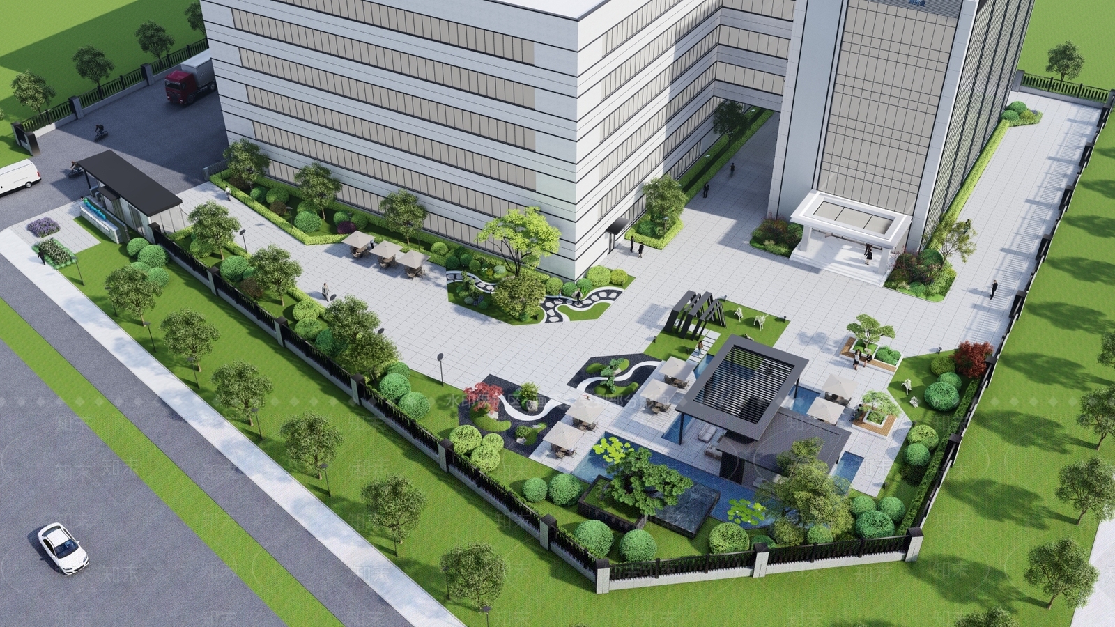 现代厂房SU模型下载【ID:1172453725】