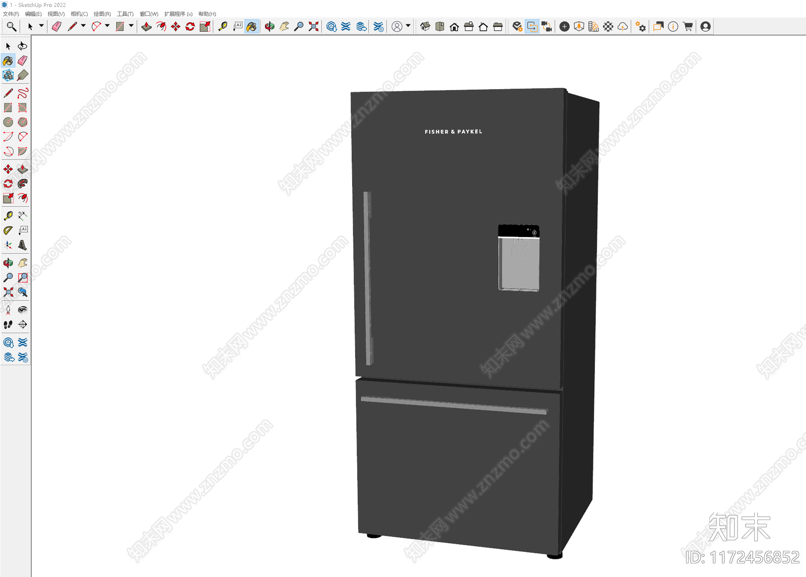 冰箱SU模型下载【ID:1172456852】