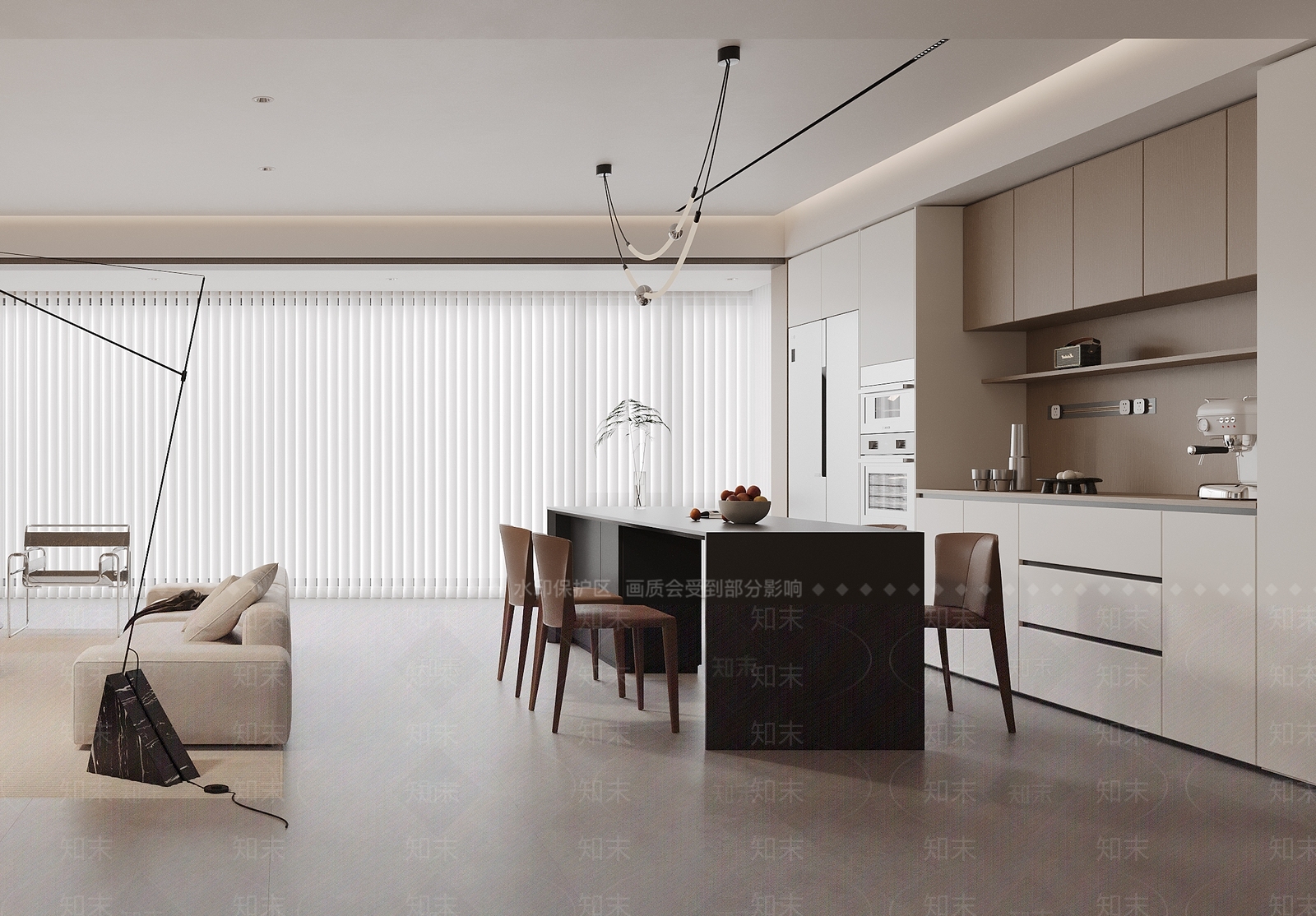 深色岛台岛台3D模型下载【ID:1227572721】