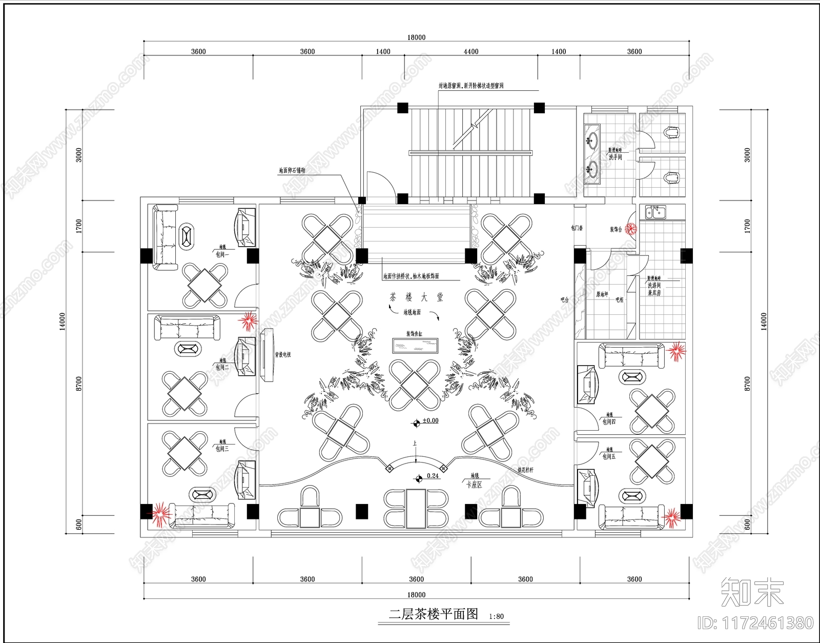 现代其他休闲娱乐空间施工图下载【ID:1172461380】