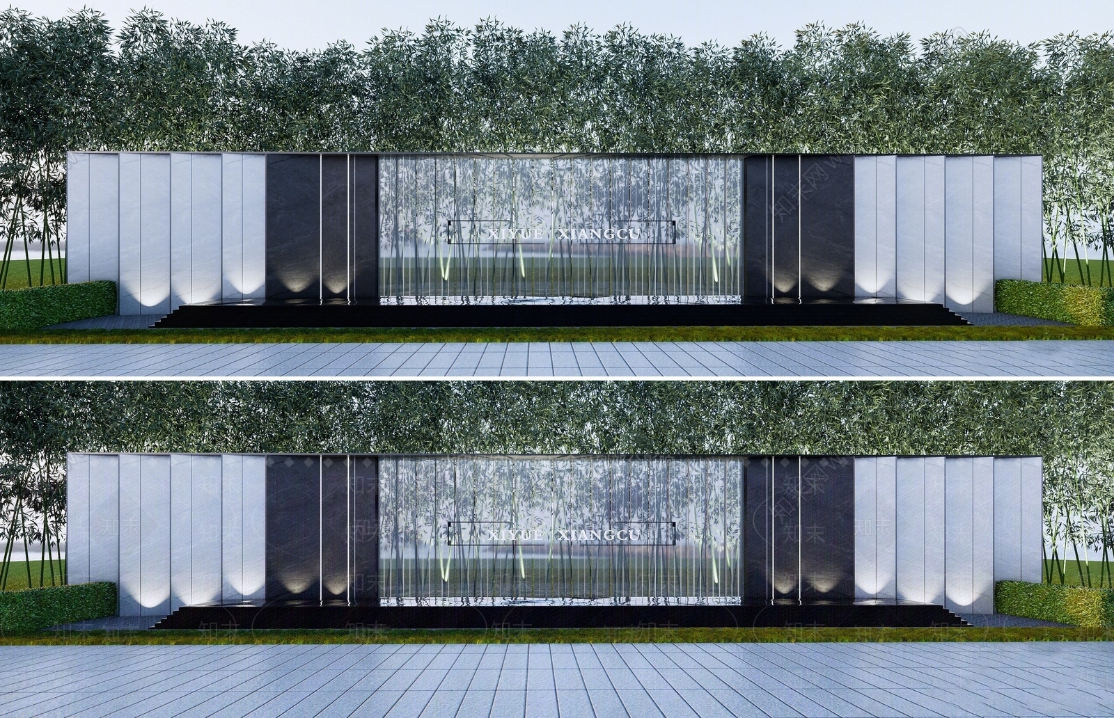 现代景墙3D模型下载【ID:1172463900】