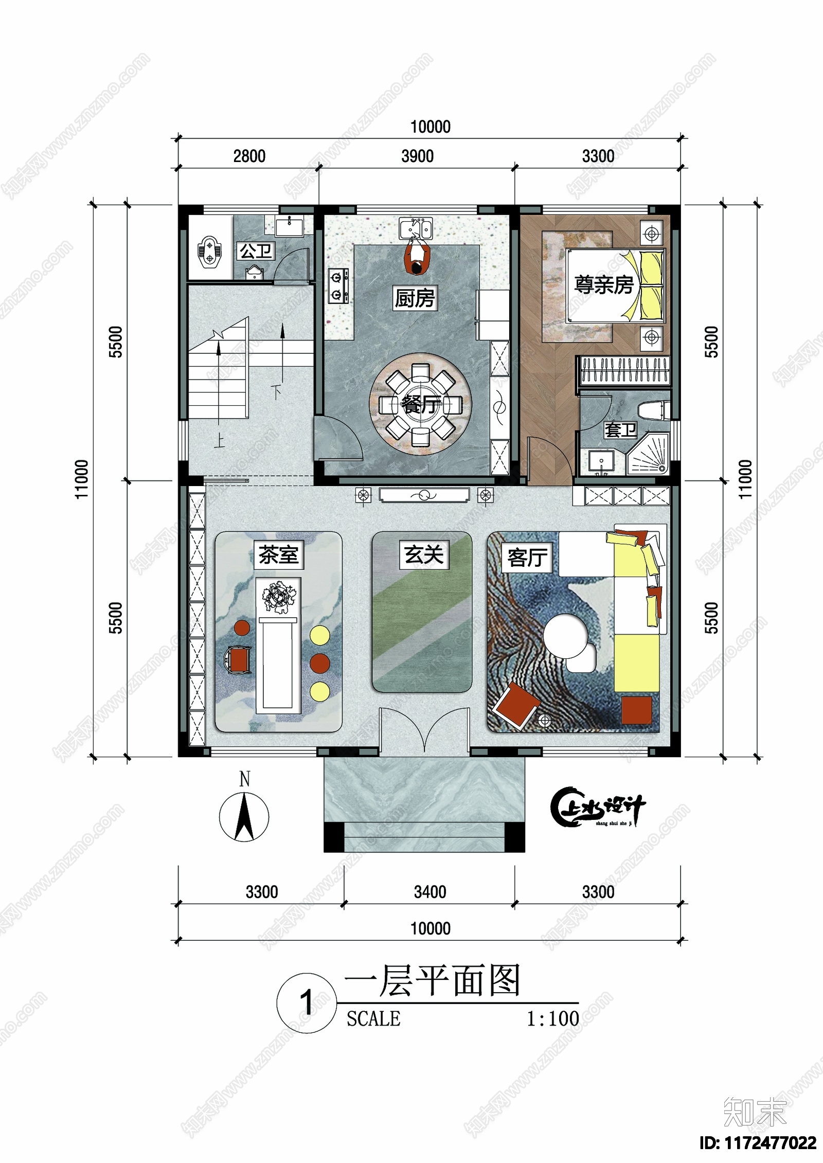 新中式欧式其他居住建筑施工图下载【ID:1172477022】