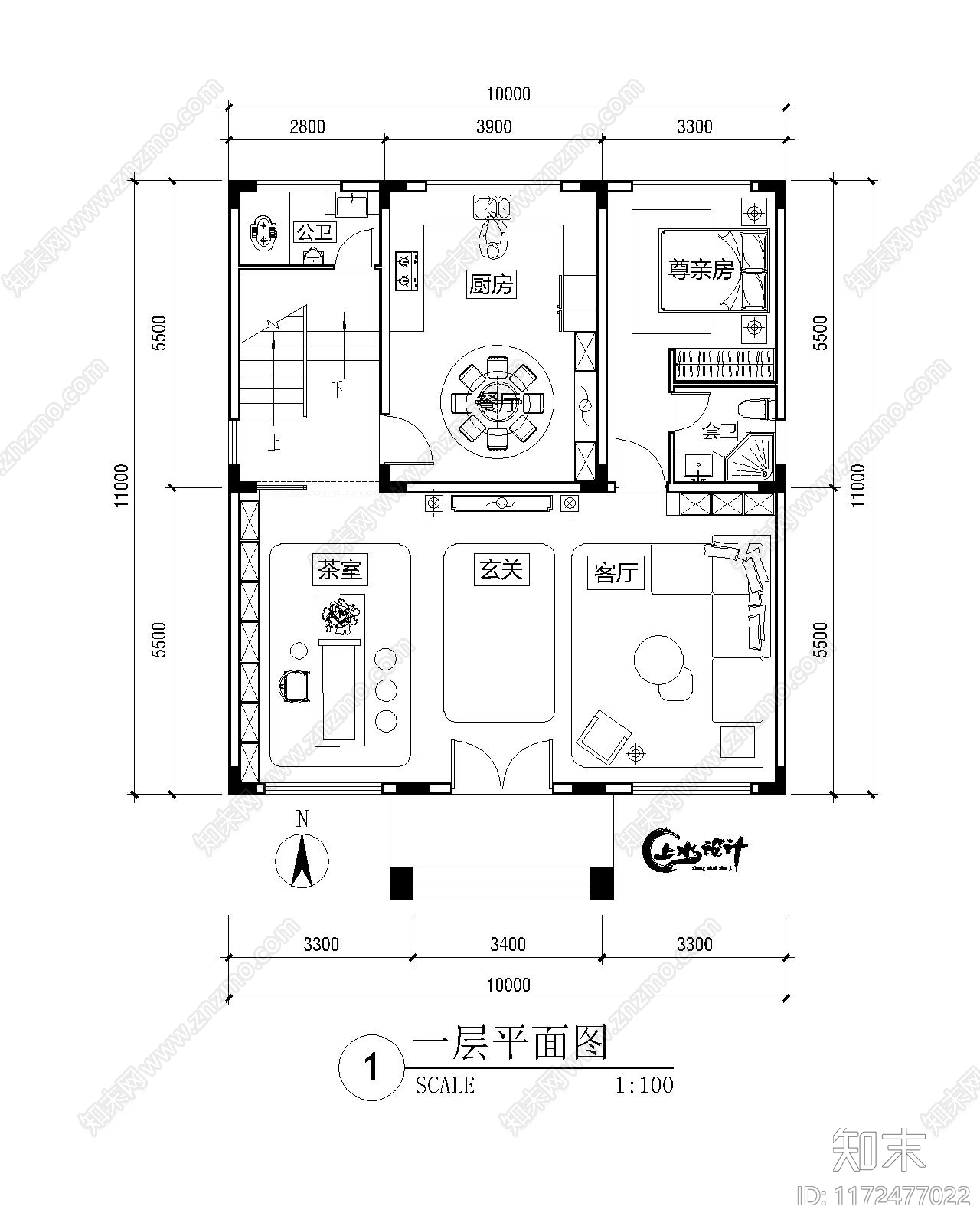 新中式欧式其他居住建筑施工图下载【ID:1172477022】