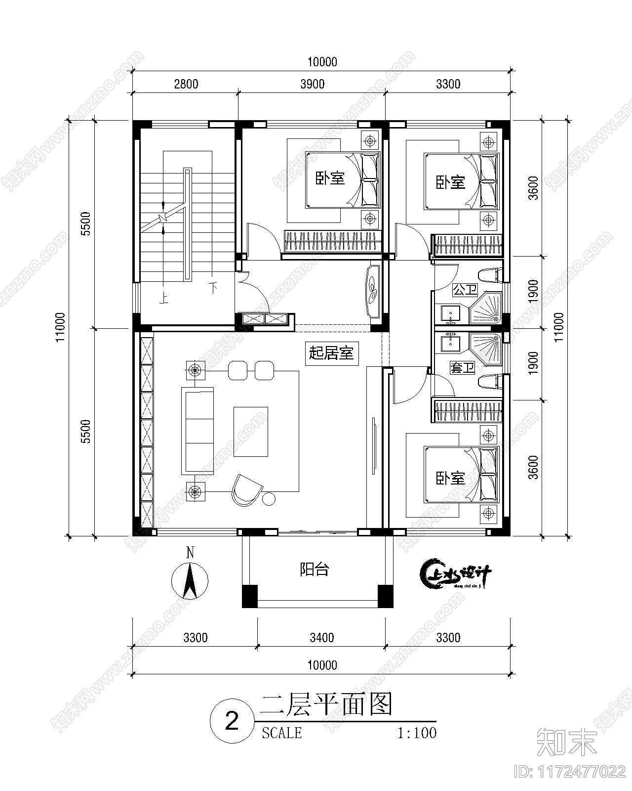 新中式欧式其他居住建筑施工图下载【ID:1172477022】