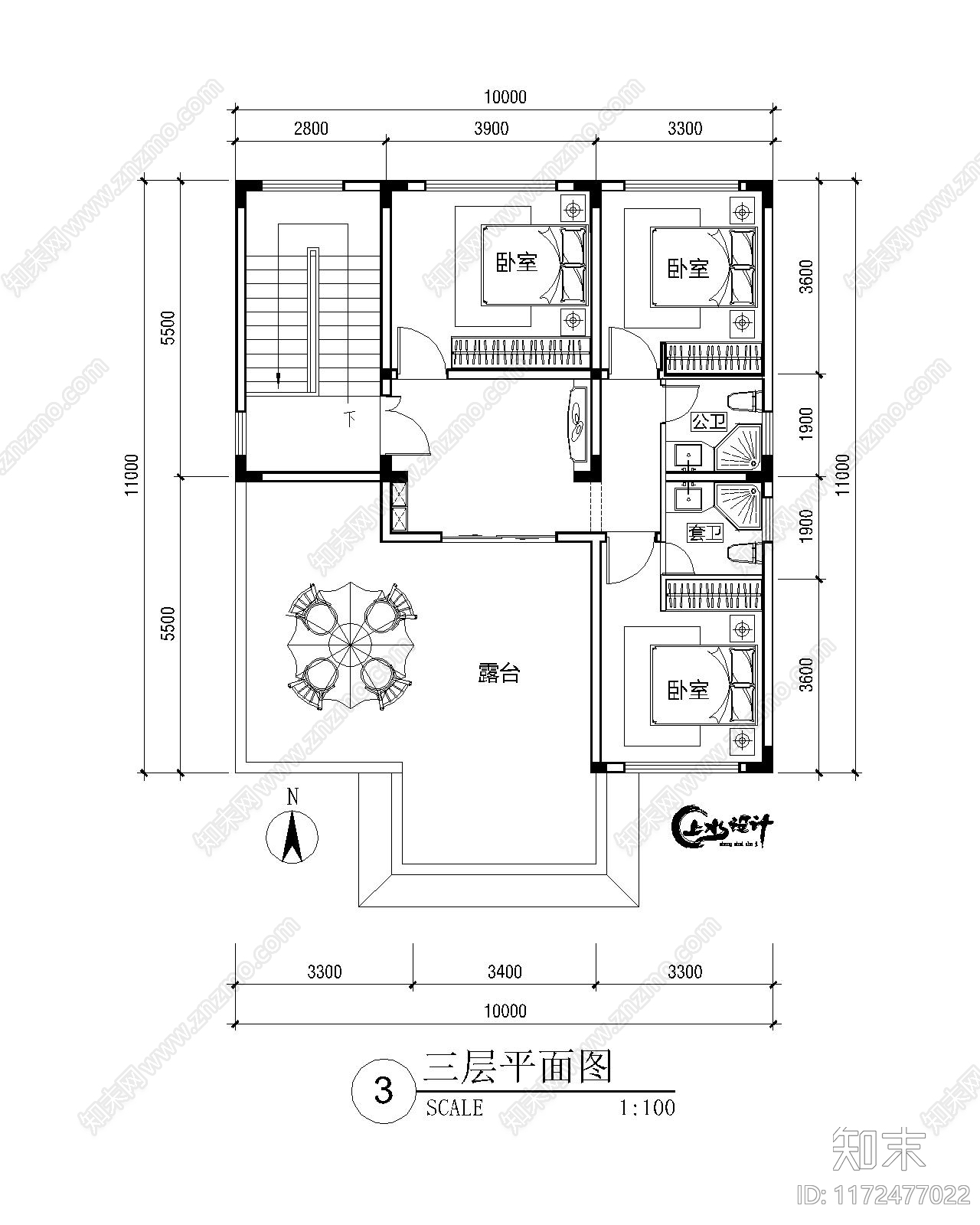 新中式欧式其他居住建筑施工图下载【ID:1172477022】