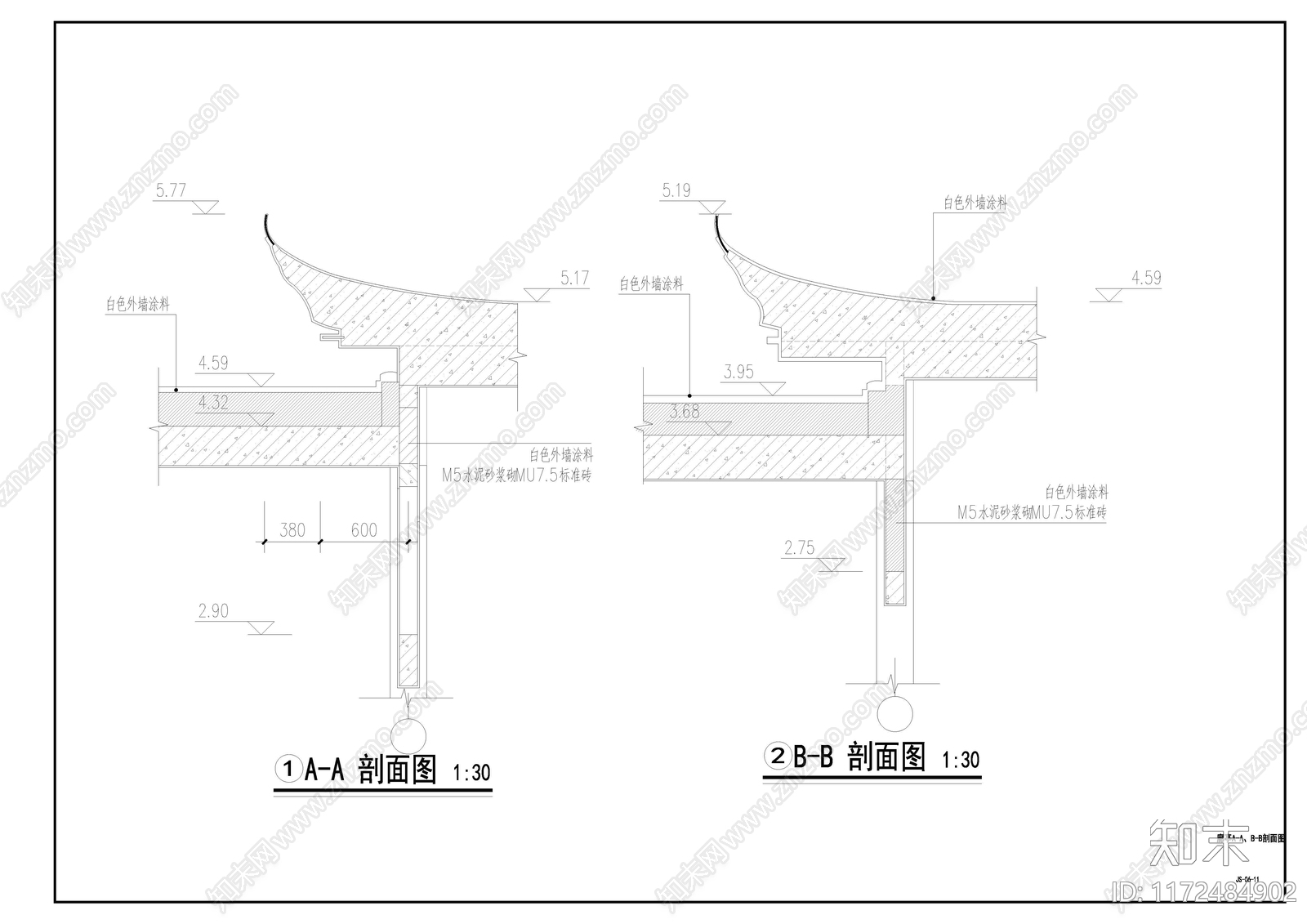 景观节点cad施工图下载【ID:1172484902】