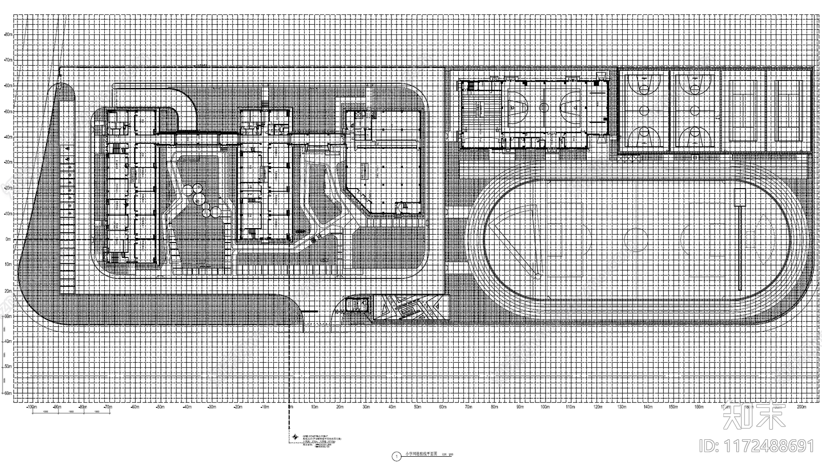 现代校园景观cad施工图下载【ID:1172488691】