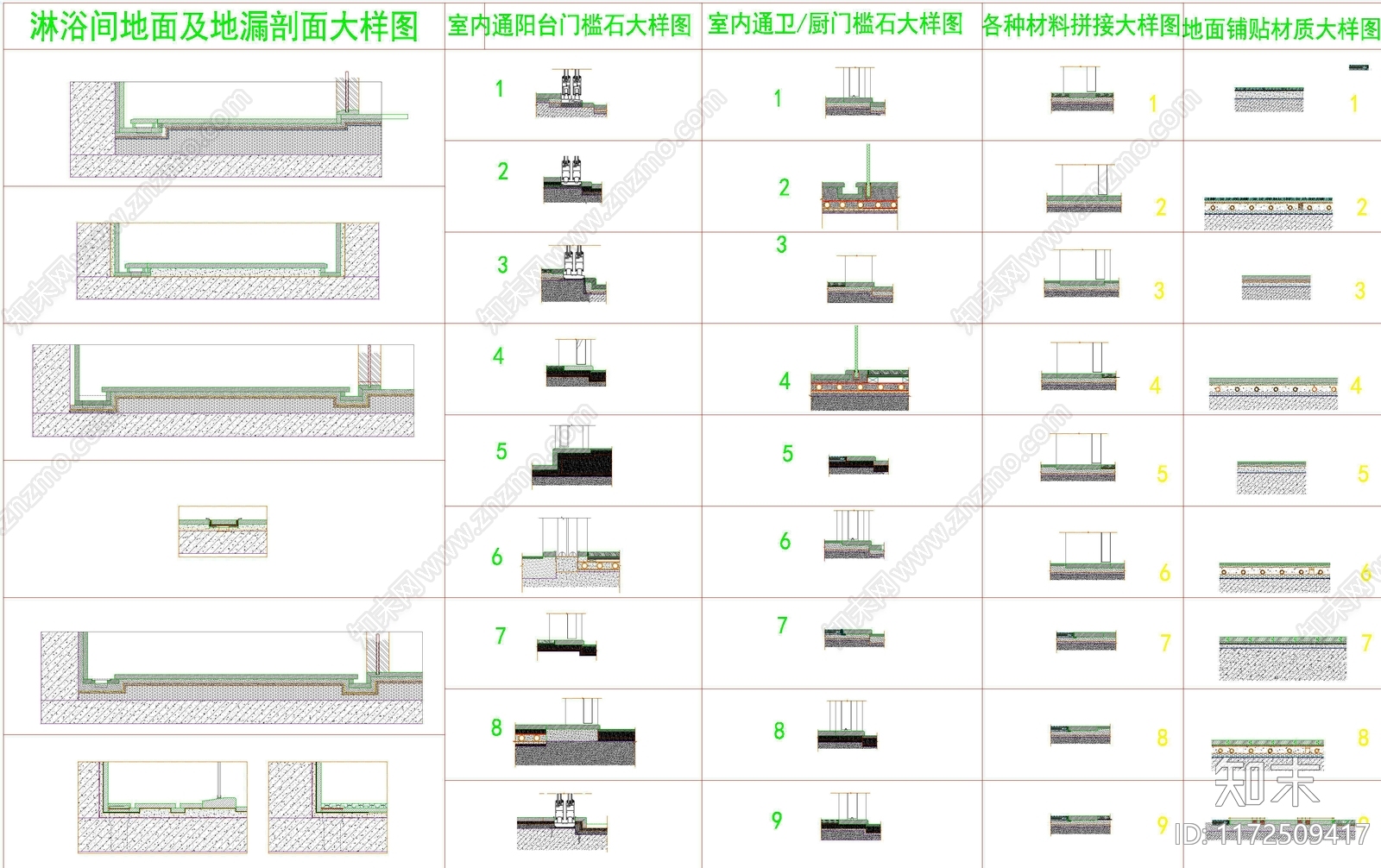 现代家具节点详图施工图下载【ID:1172509417】