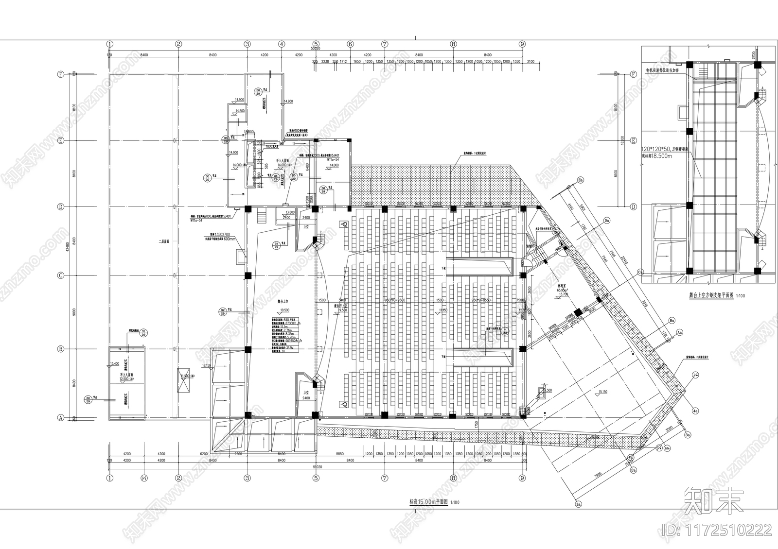 现代学校建筑cad施工图下载【ID:1172510222】