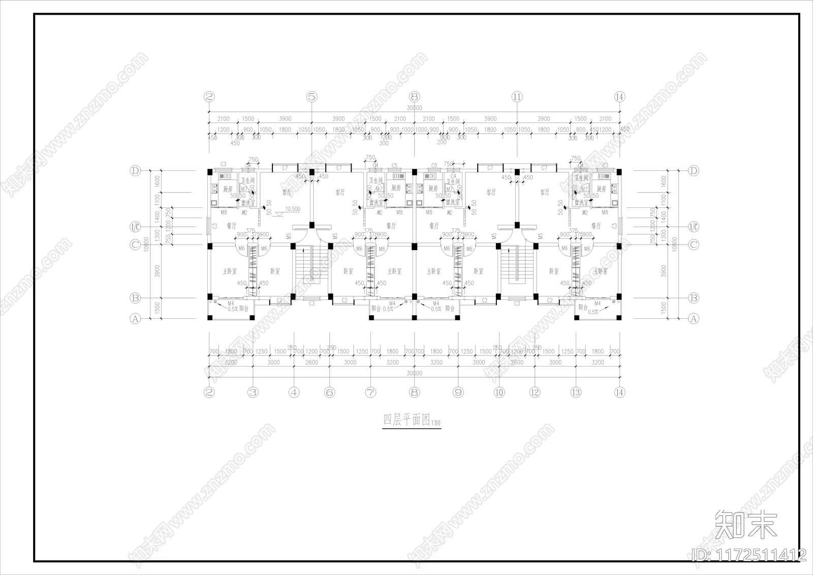 中式古建cad施工图下载【ID:1172511412】