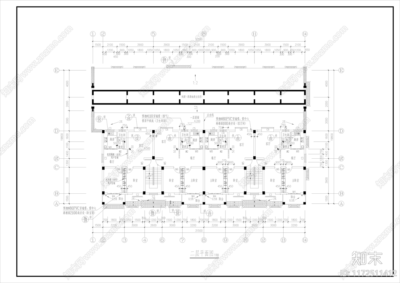 中式古建cad施工图下载【ID:1172511412】