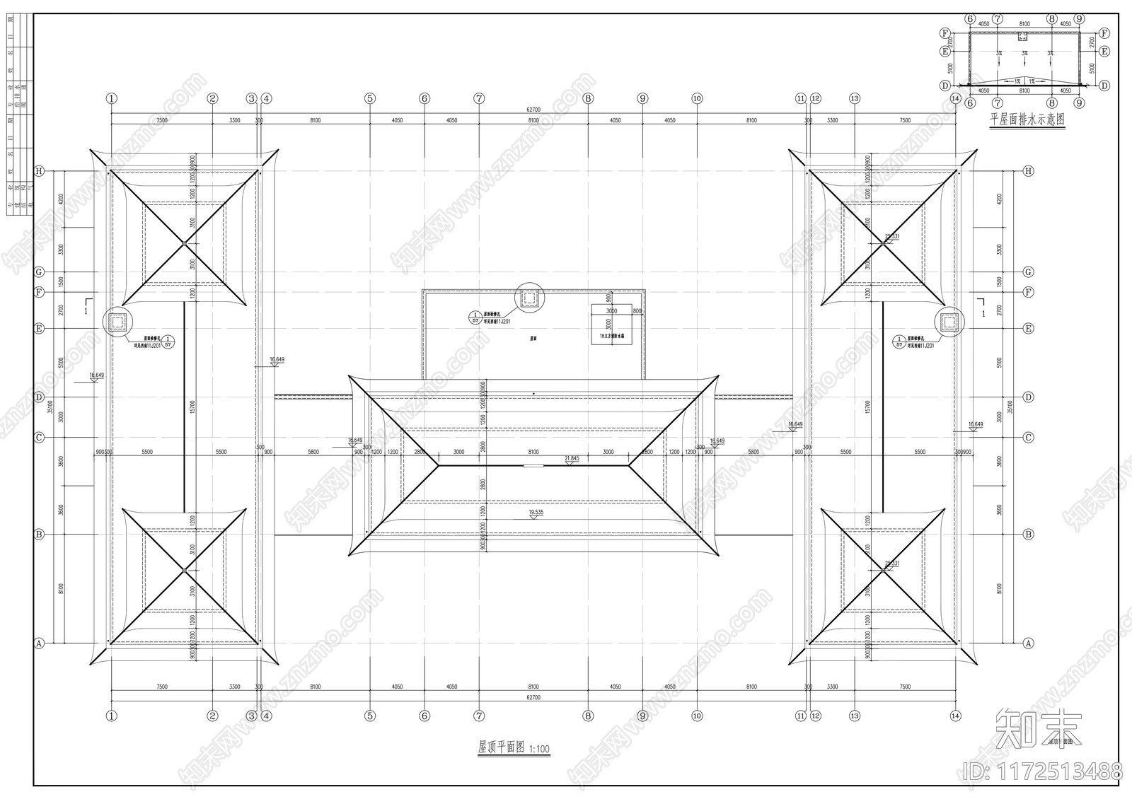 现代学校建筑cad施工图下载【ID:1172513488】