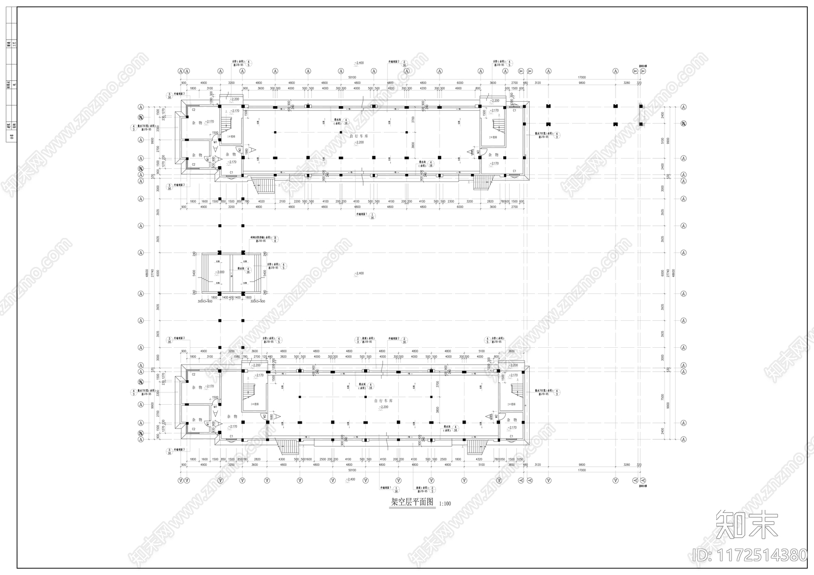 现代学校建筑cad施工图下载【ID:1172514380】