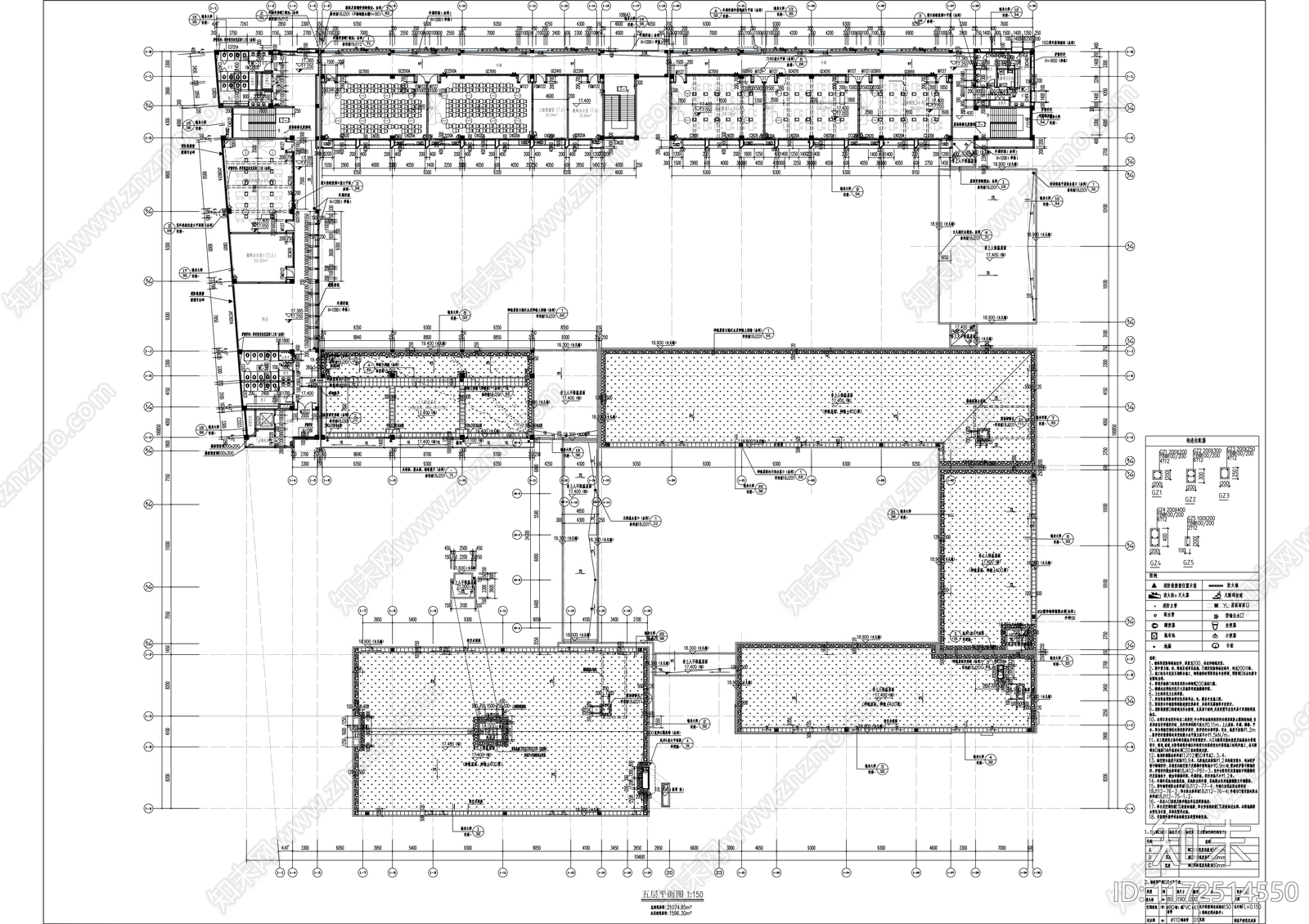 现代学校建筑cad施工图下载【ID:1172514550】