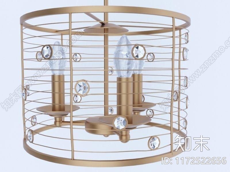 吊灯3D模型下载【ID:1172522656】