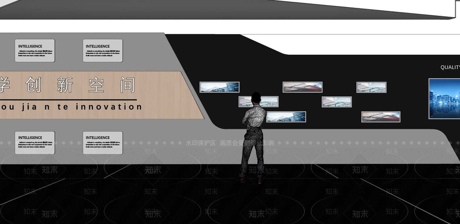 现代汽车展厅SU模型下载【ID:1172529436】