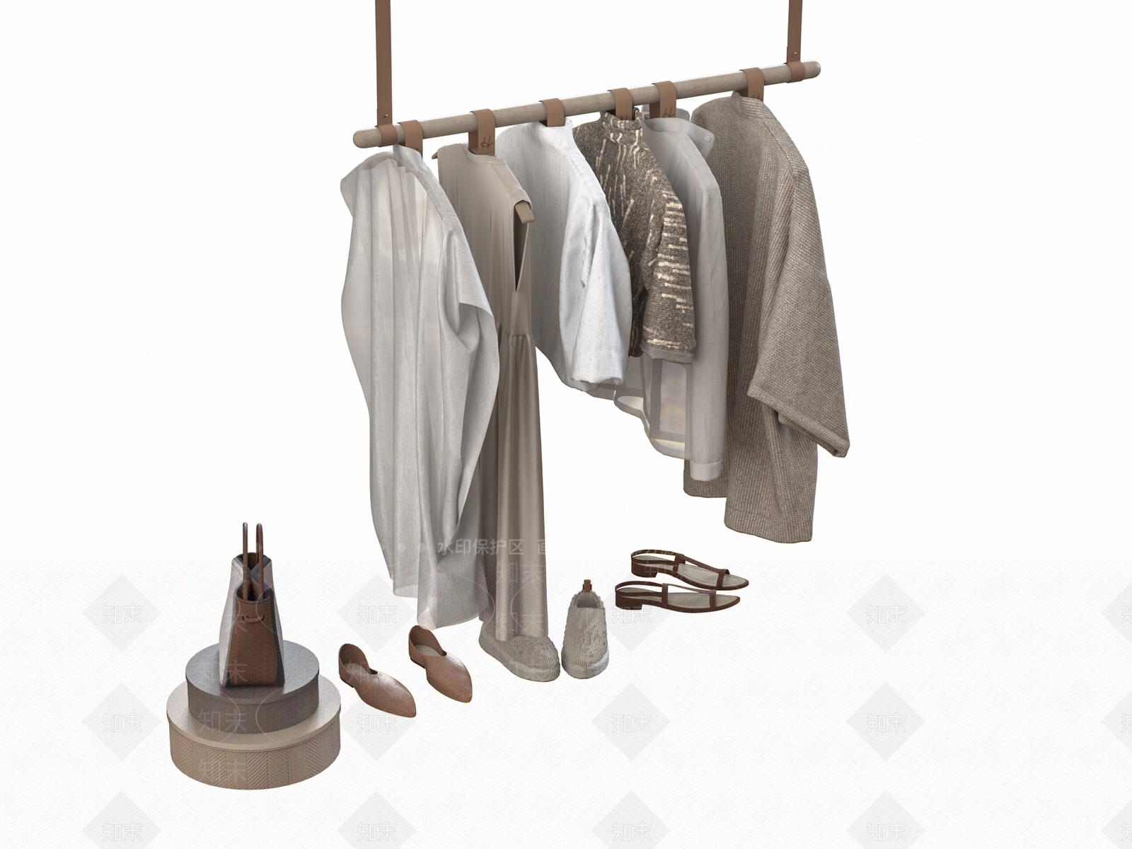 衣服SU模型下载【ID:1172531680】