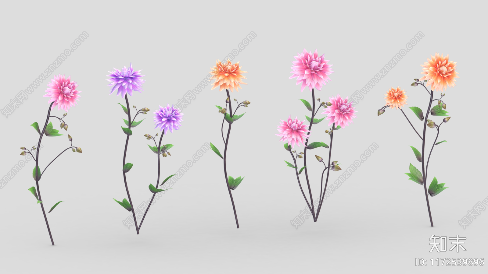 花3D模型下载【ID:1172539896】