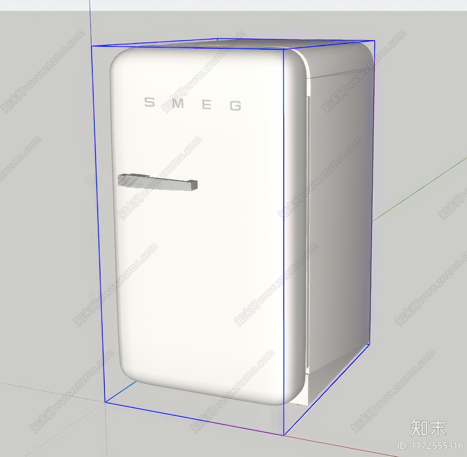 冰箱SU模型下载【ID:1172555316】