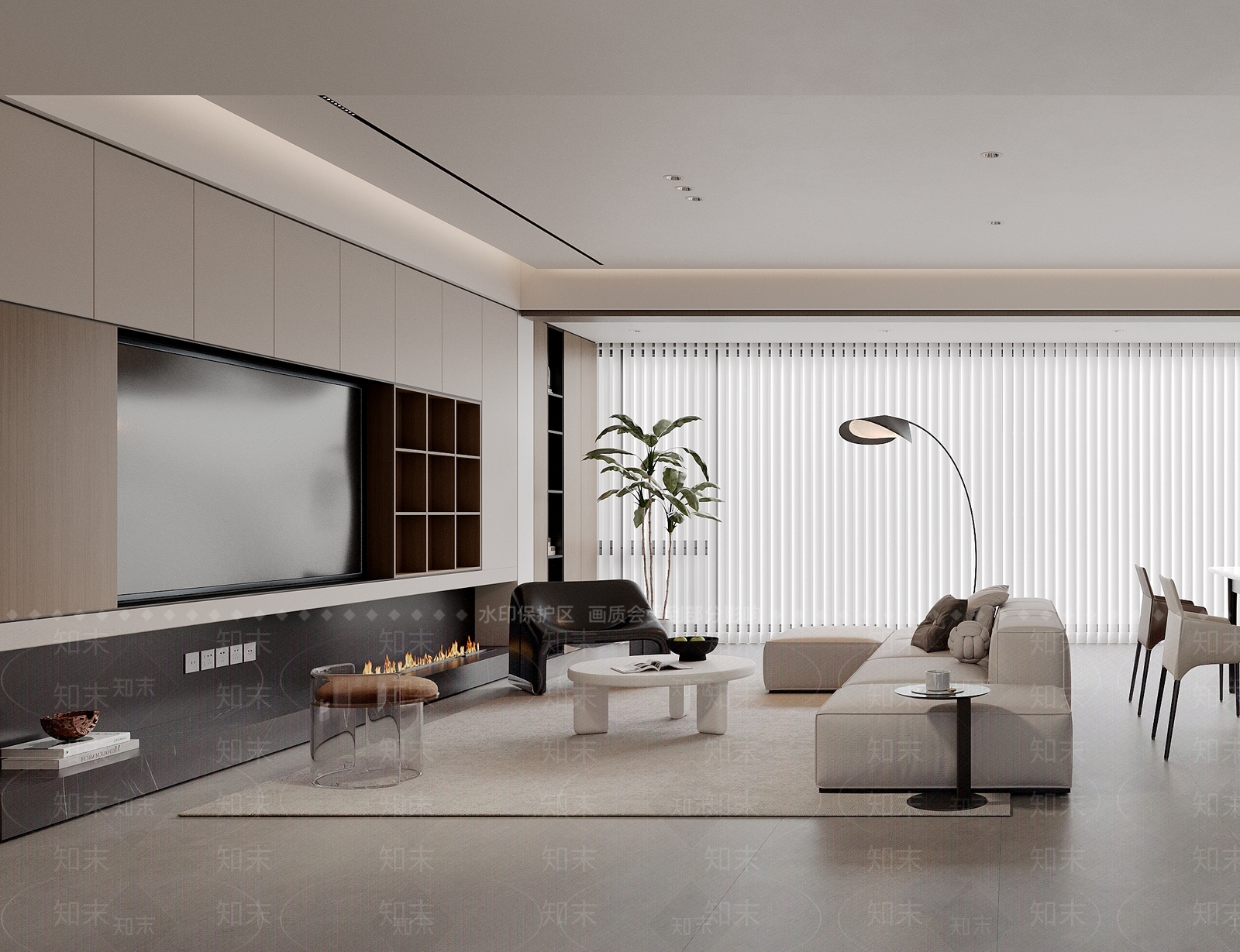 餐边柜柜体封闭式厨房3D模型下载【ID:1227514719】
