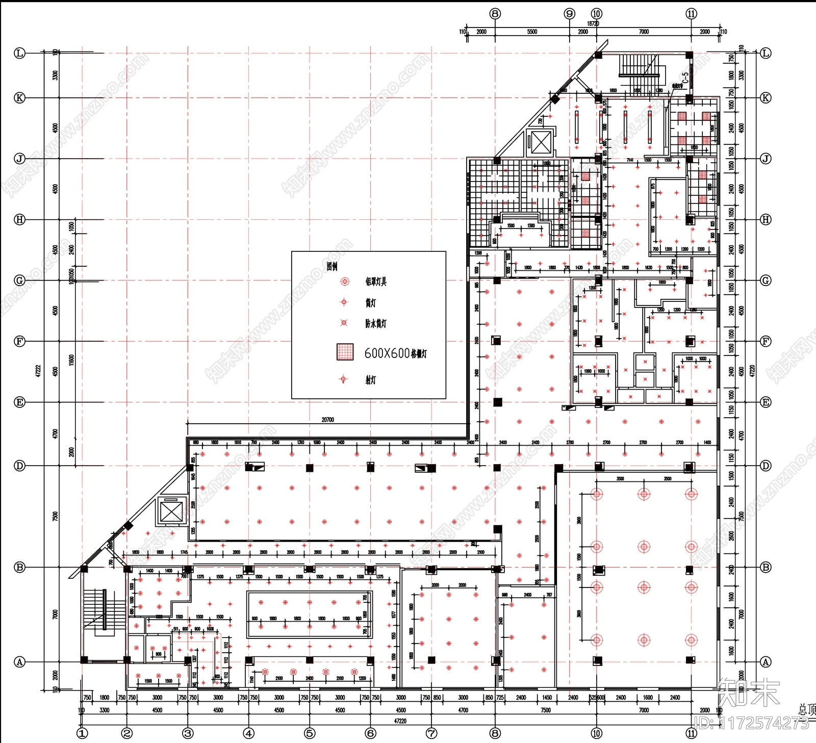现代其他工装空间cad施工图下载【ID:1172574273】