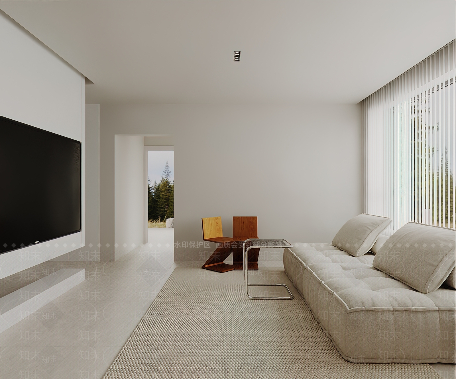 现代休息区3D模型下载【ID:1214765560】
