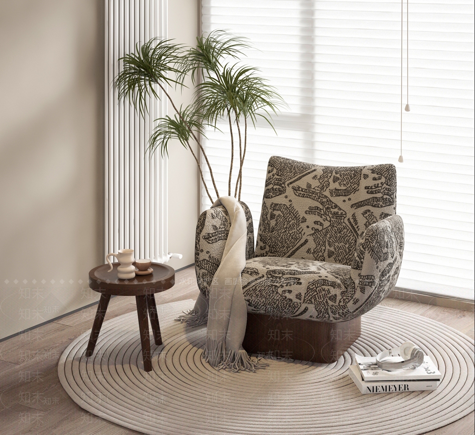 法式中古懒人沙发3D模型下载【ID:1172586450】