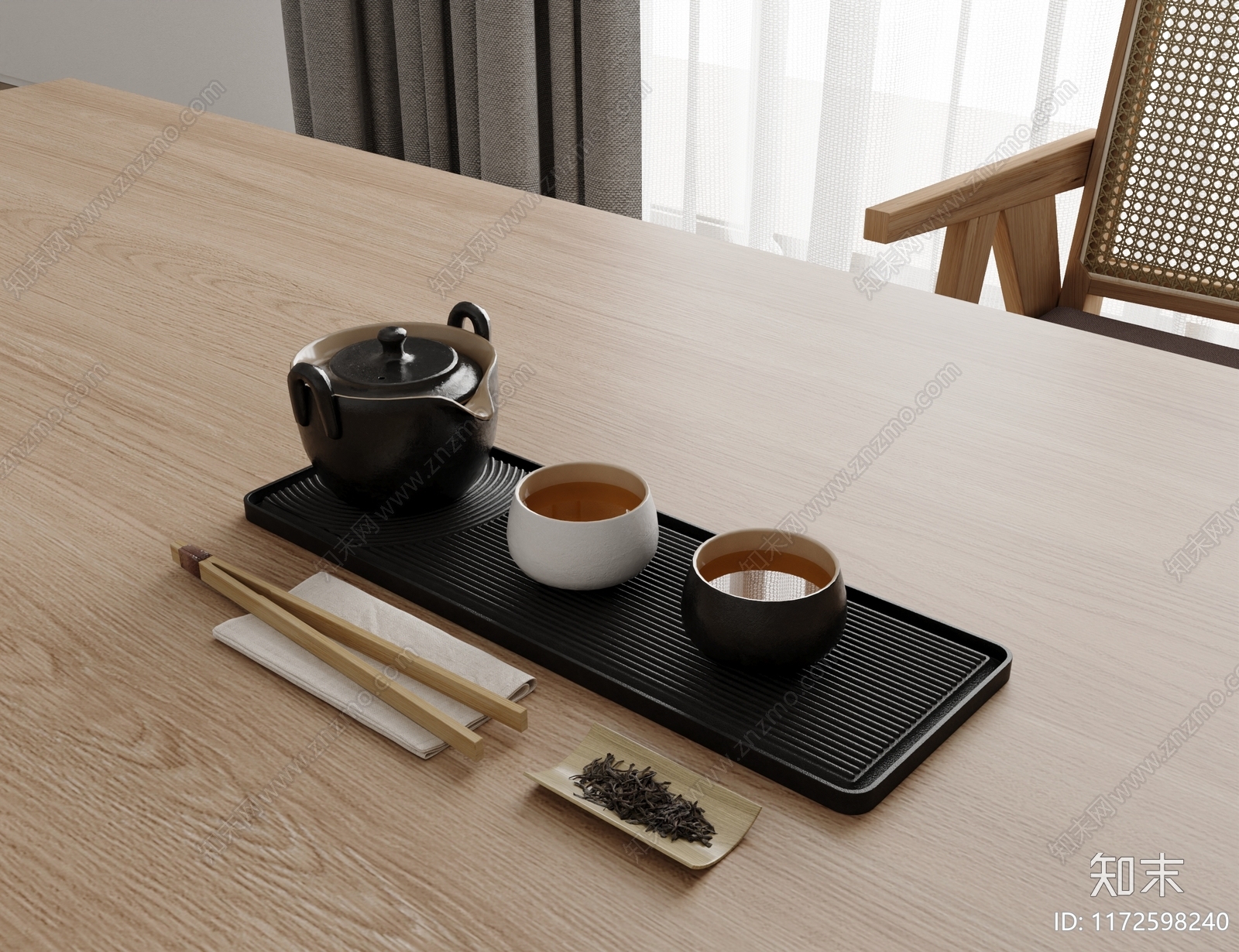 茶具3D模型下载【ID:1172598240】