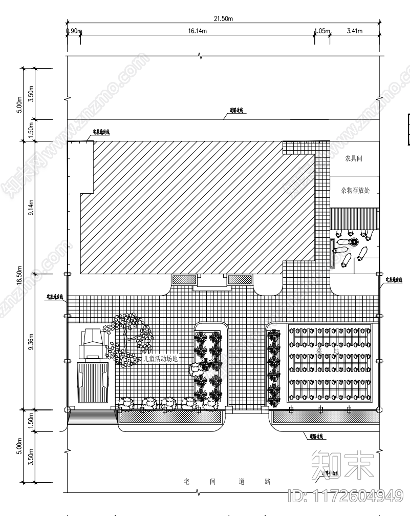 新中式其他居住建筑施工图下载【ID:1172604949】