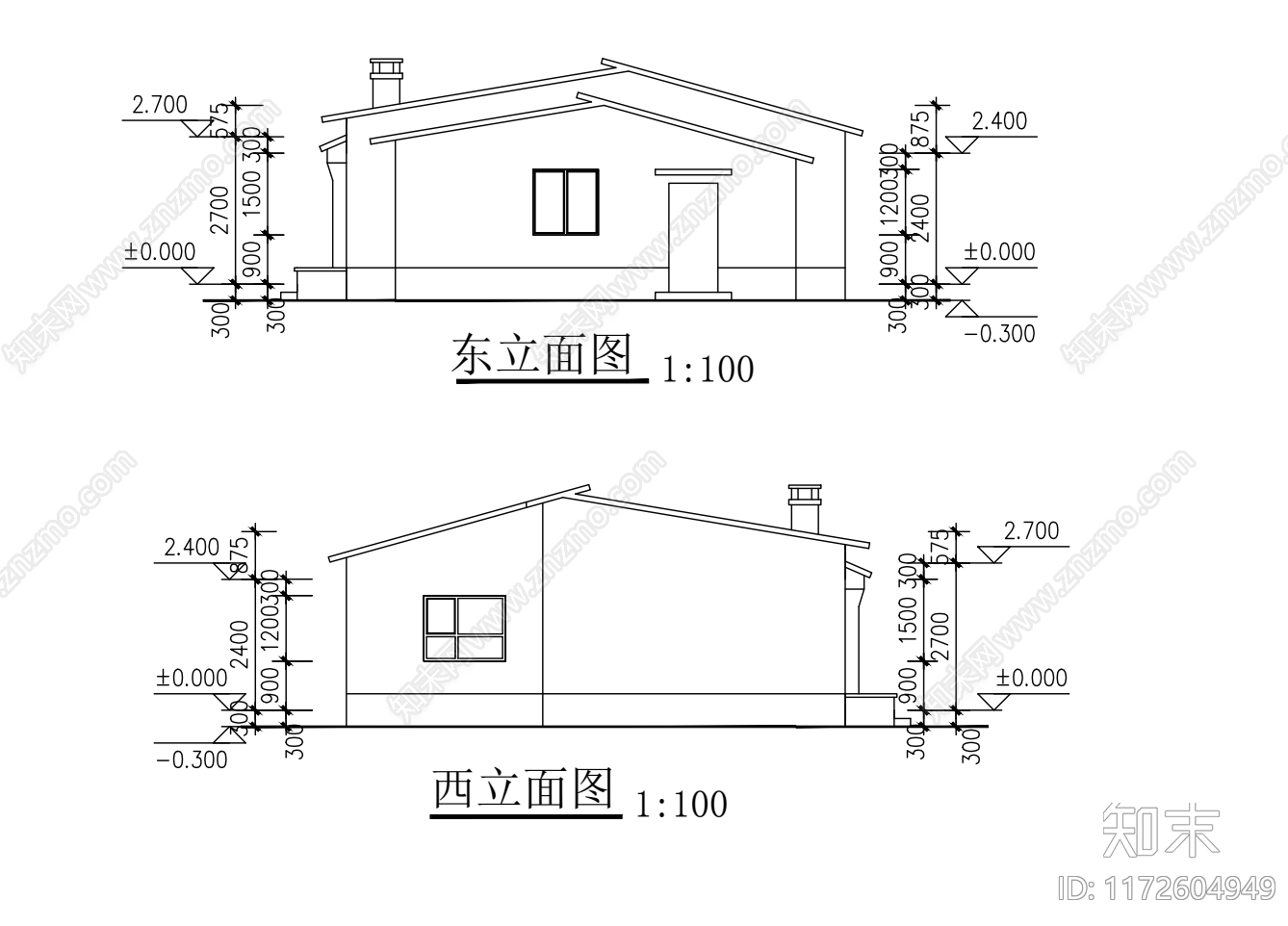 新中式其他居住建筑施工图下载【ID:1172604949】