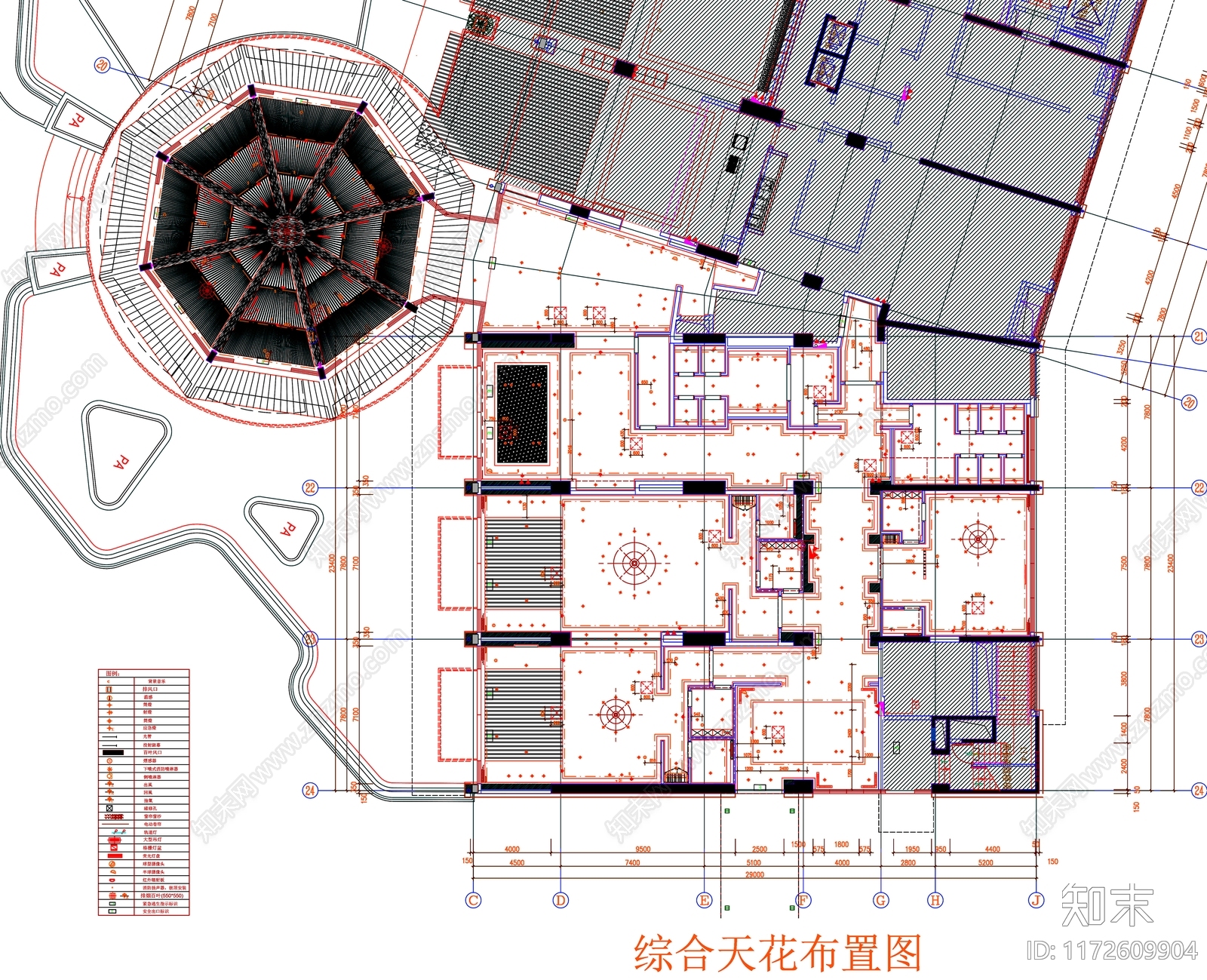 现代工装图库cad施工图下载【ID:1172609904】