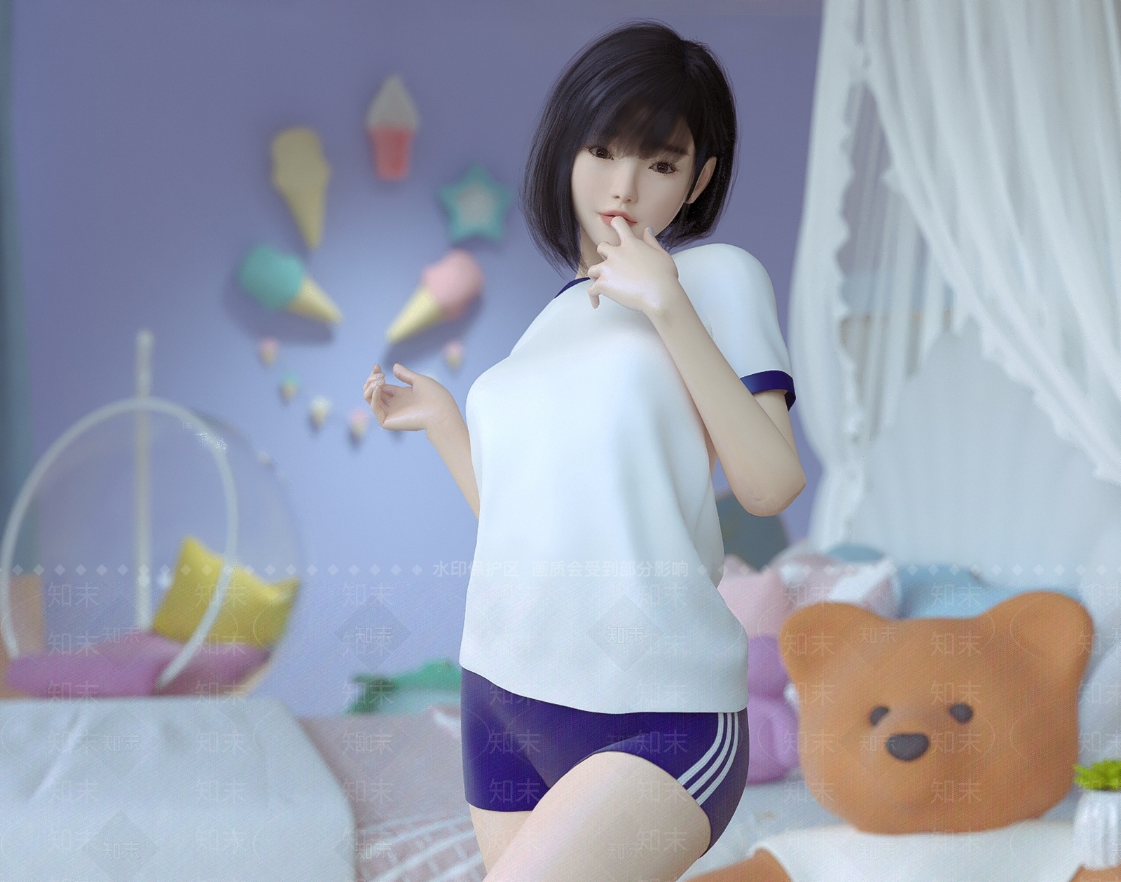 女人3D模型下载【ID:1172611531】