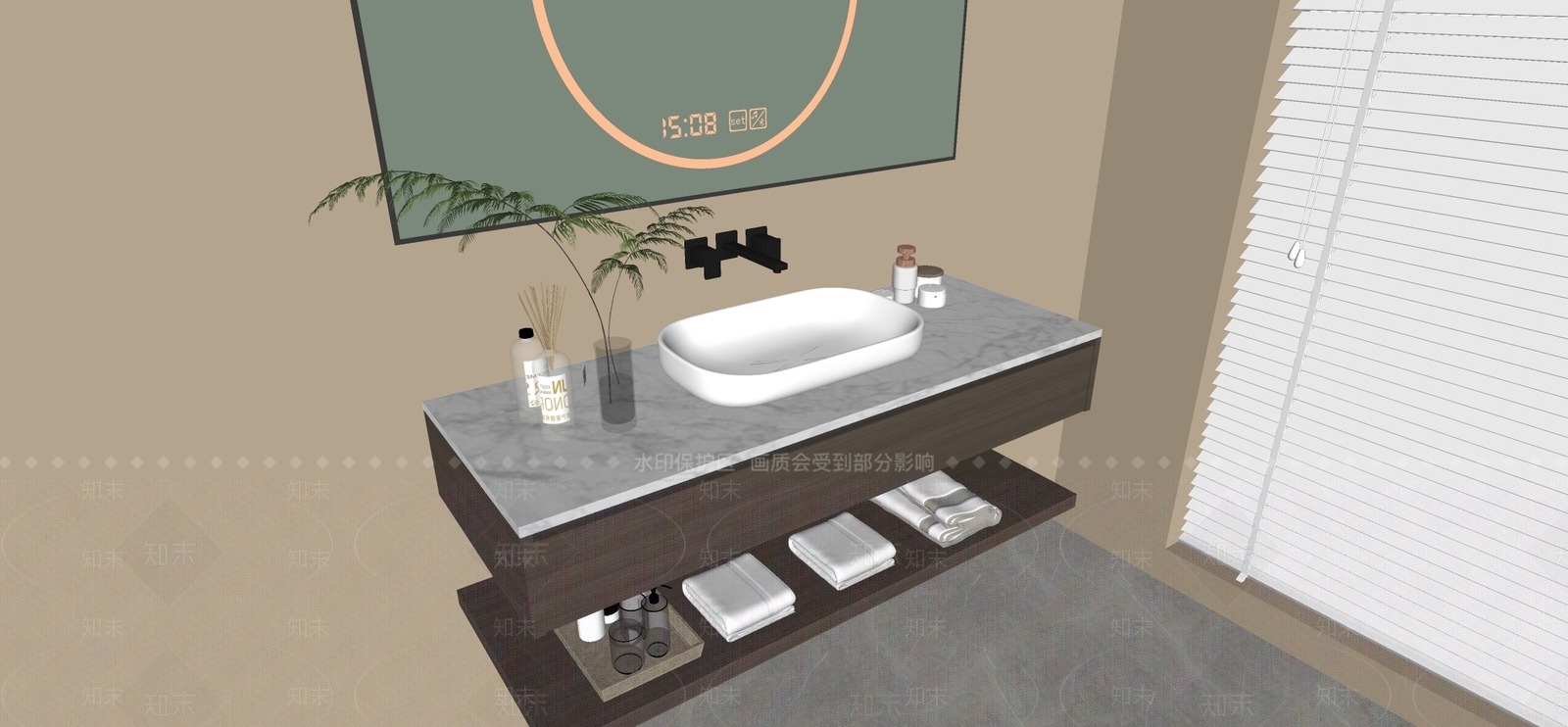 台盆SU模型下载【ID:1172614599】