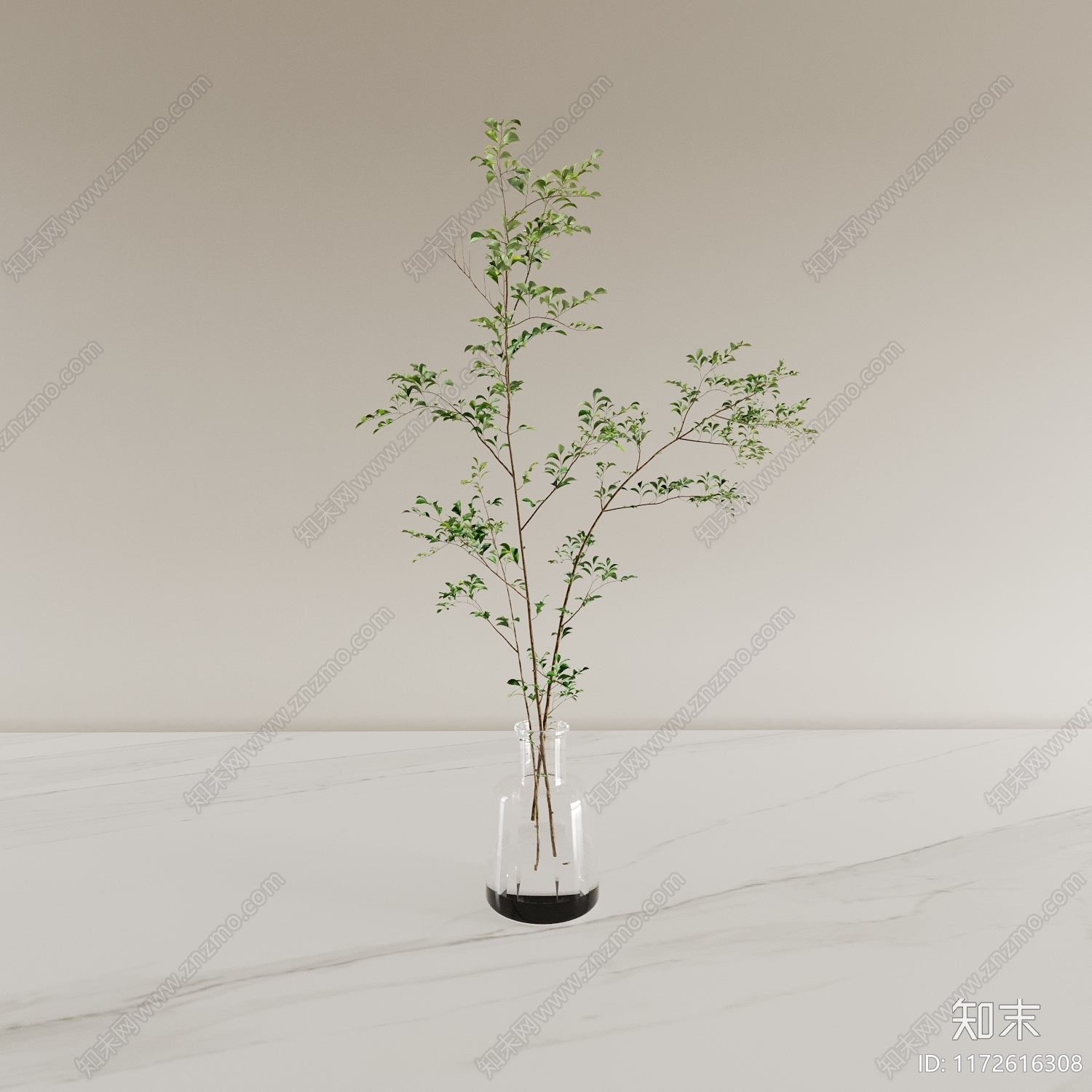 现代简约花瓶3D模型下载【ID:1172616308】