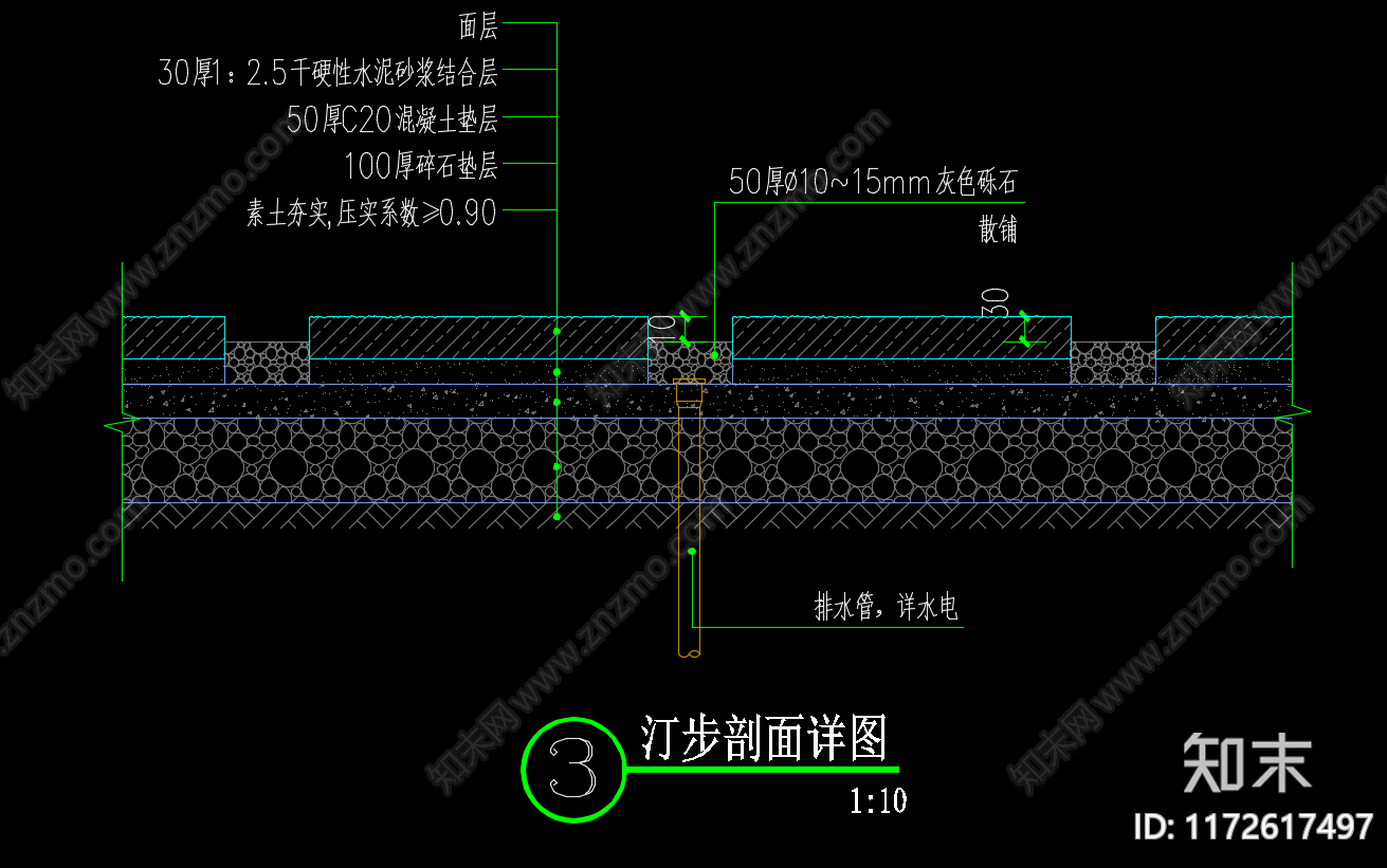 景观节点cad施工图下载【ID:1172617497】