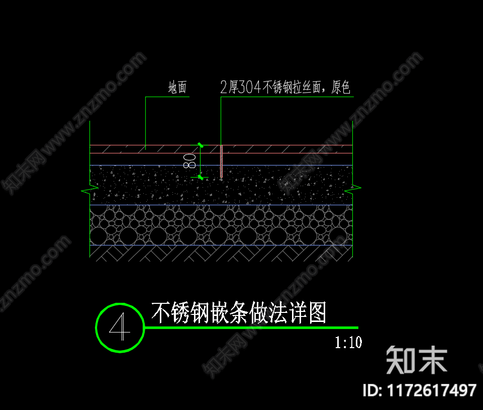 景观节点cad施工图下载【ID:1172617497】