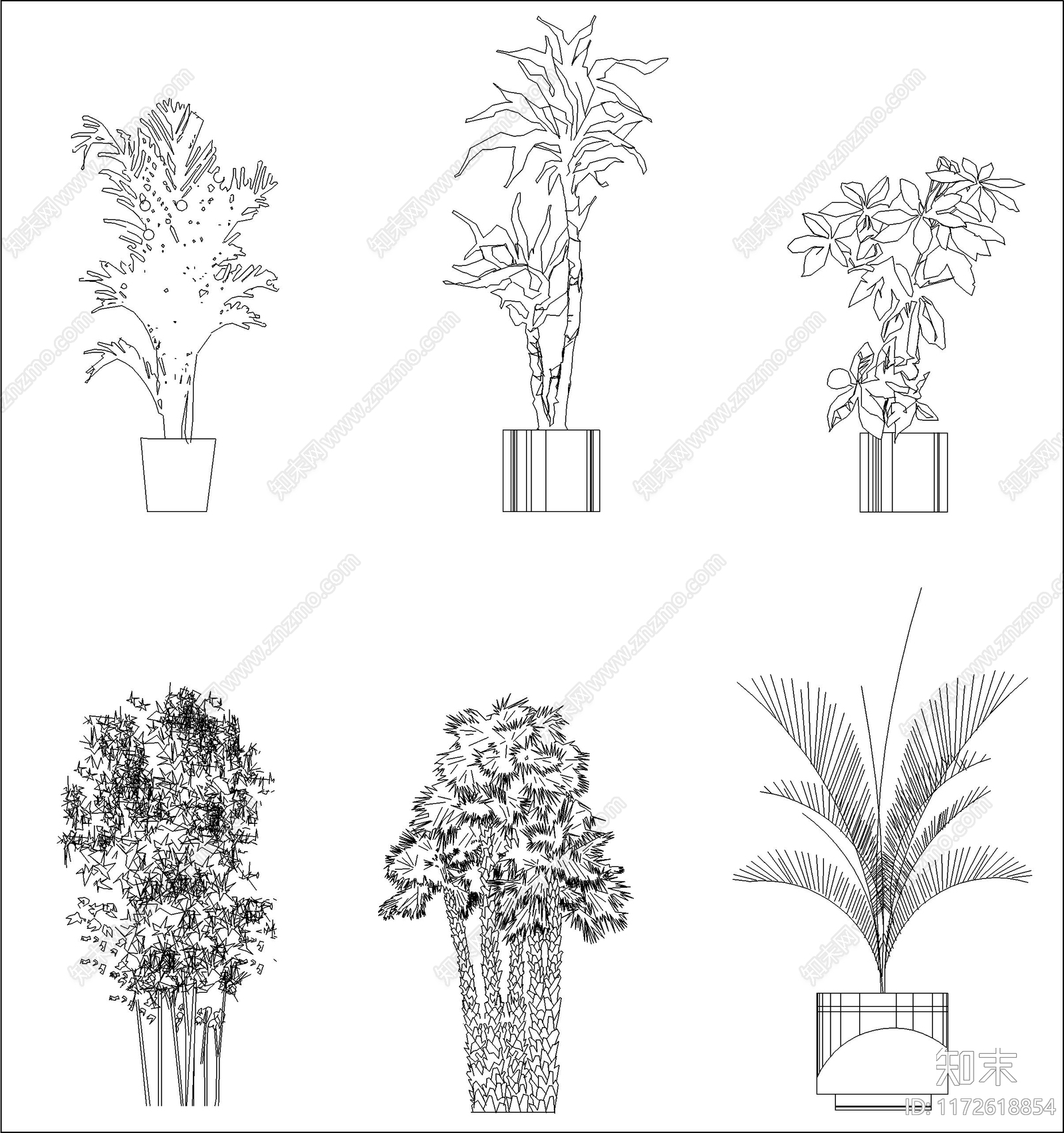 现代综合软装摆件图库施工图下载【ID:1172618854】