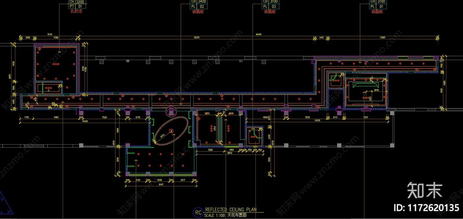 现代酒店cad施工图下载【ID:1172620135】